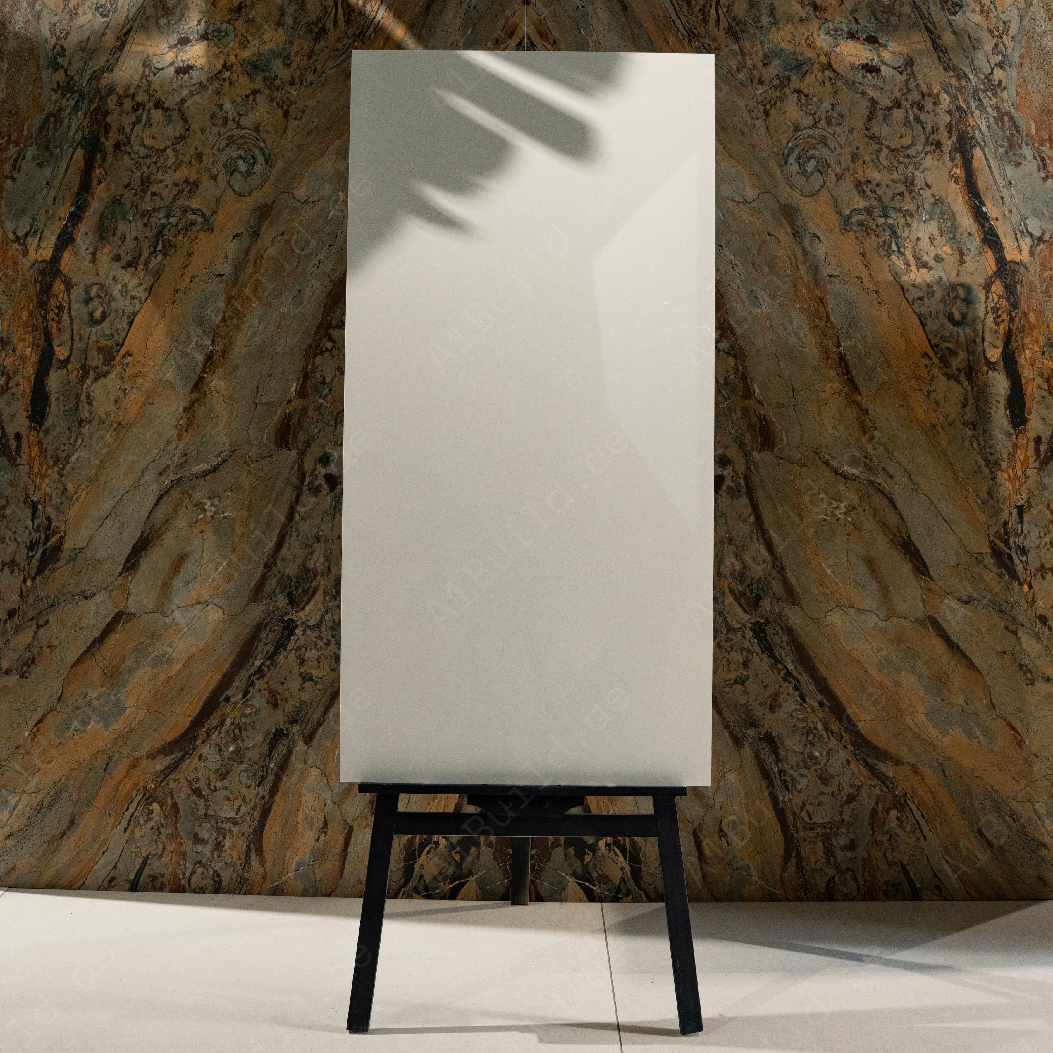White Glossi High Gloss Porcelain Tile 60x120cm | Pure White Mirror Finish Large Format Floor & Wall Tile | Bright Luxury Interiors UAE