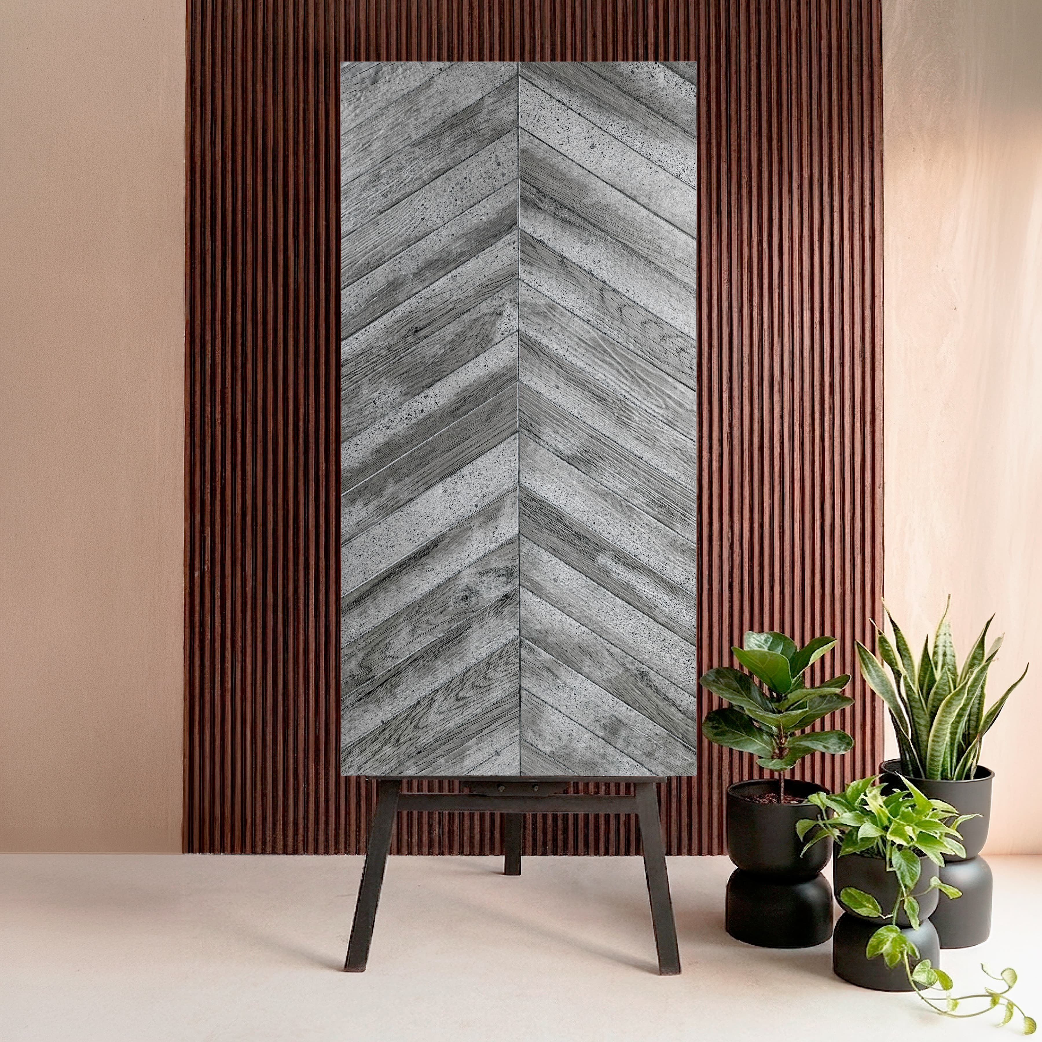 Urban Wood Smoke Porcelain Tile 60x120cm – 9mm Thickness