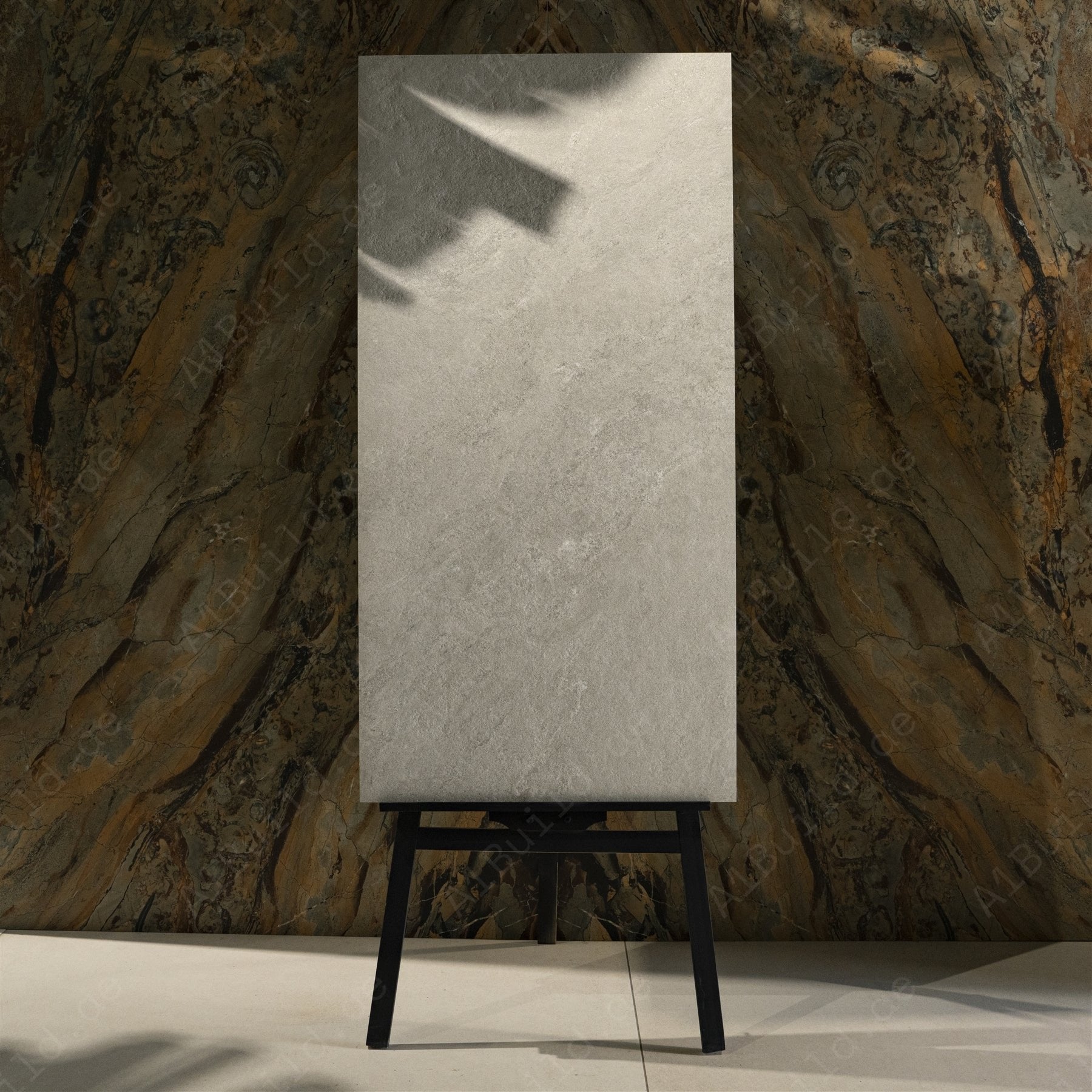 Mountain White Stone Look Porcelain Tile 60x120cm 20mm Thickness