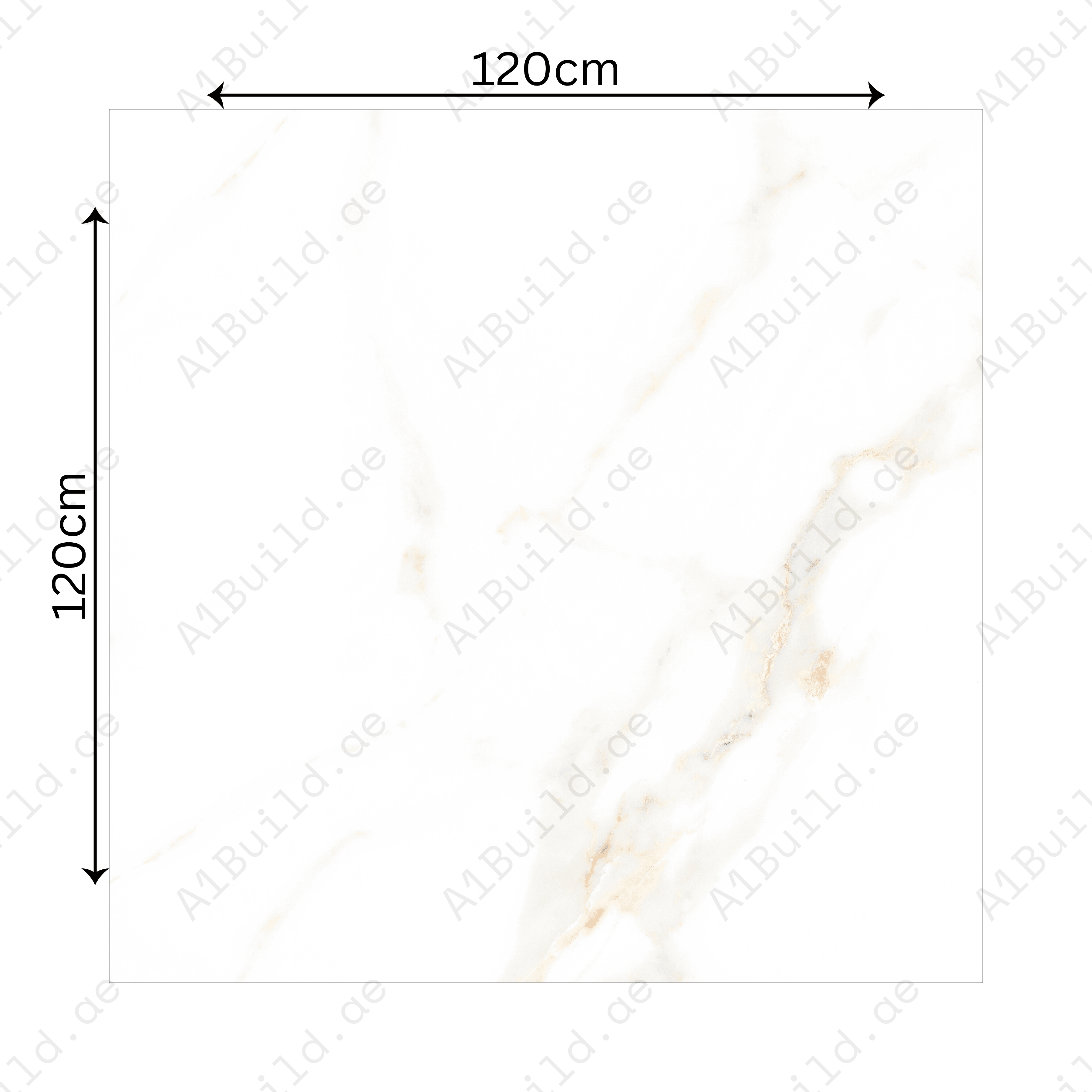 Cecelia Gold 120x120cm 09mm – Matt
