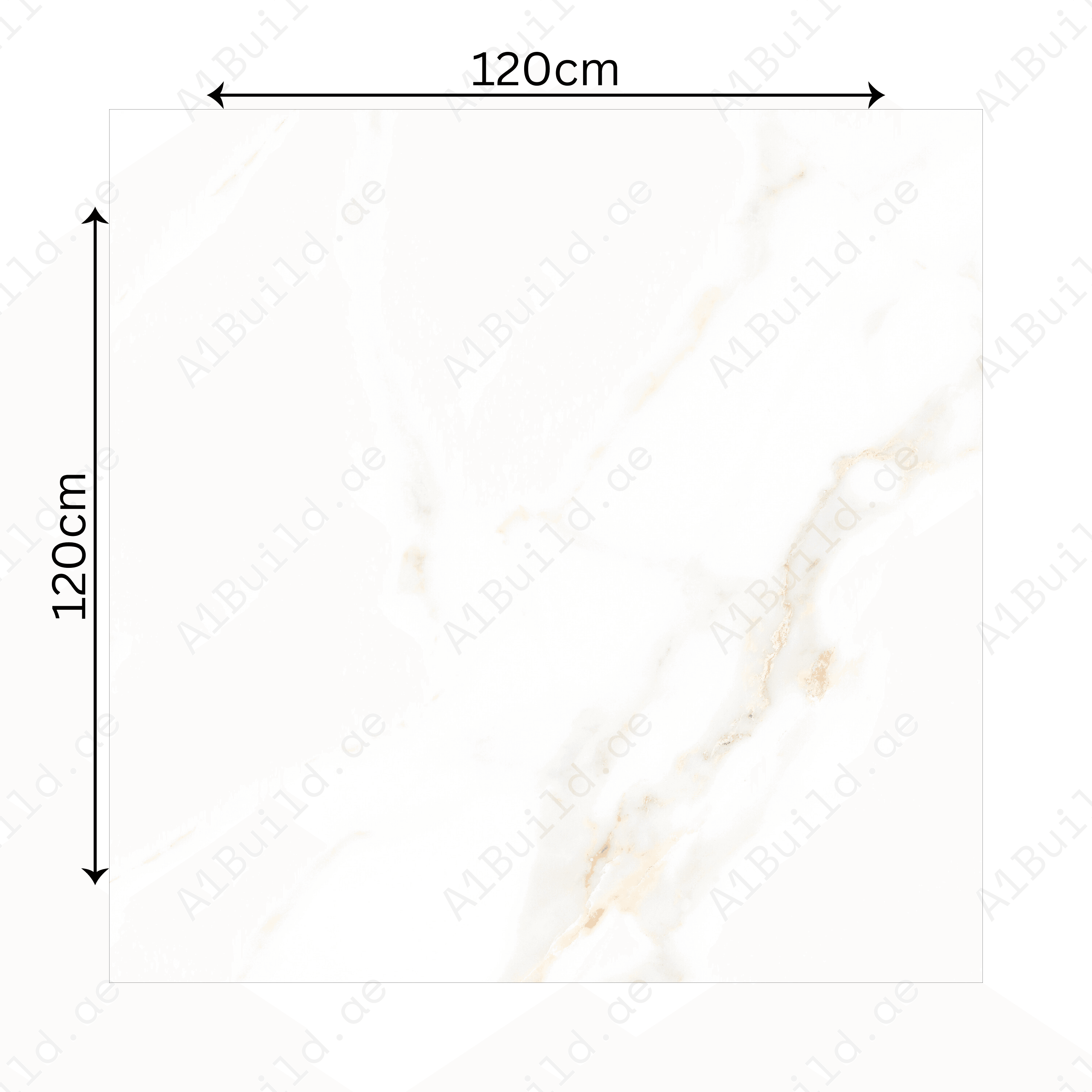 Cecelia Gold 120x120cm 09mm – Matt