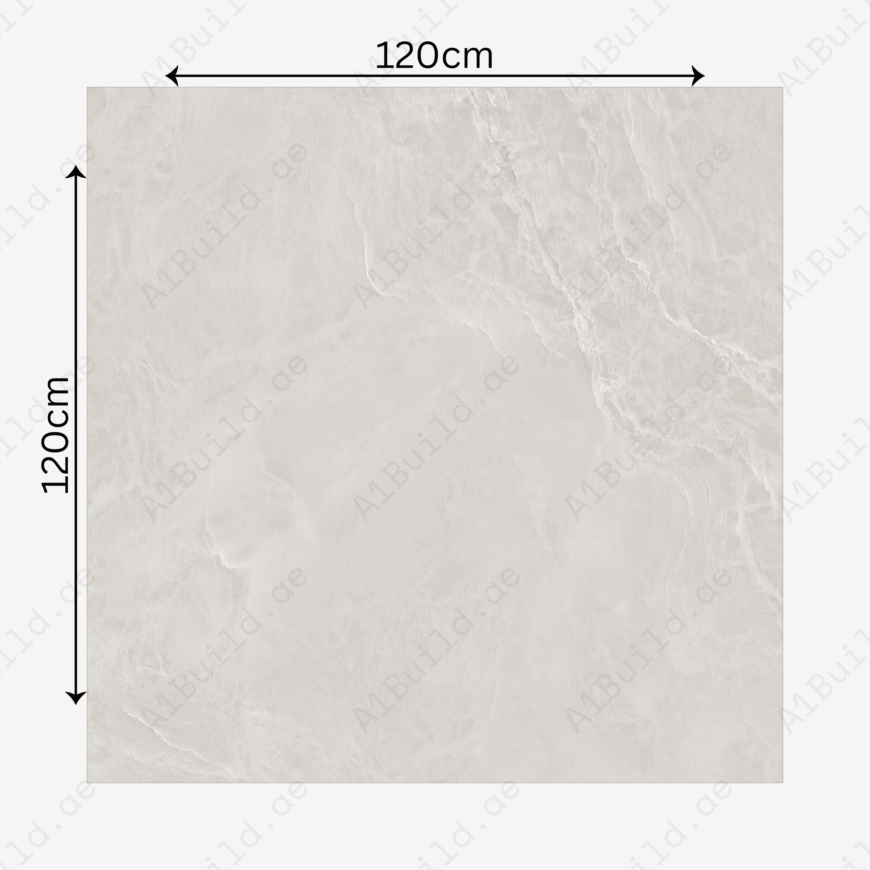 Royal Beige 120x120cm 09mm – Glossy