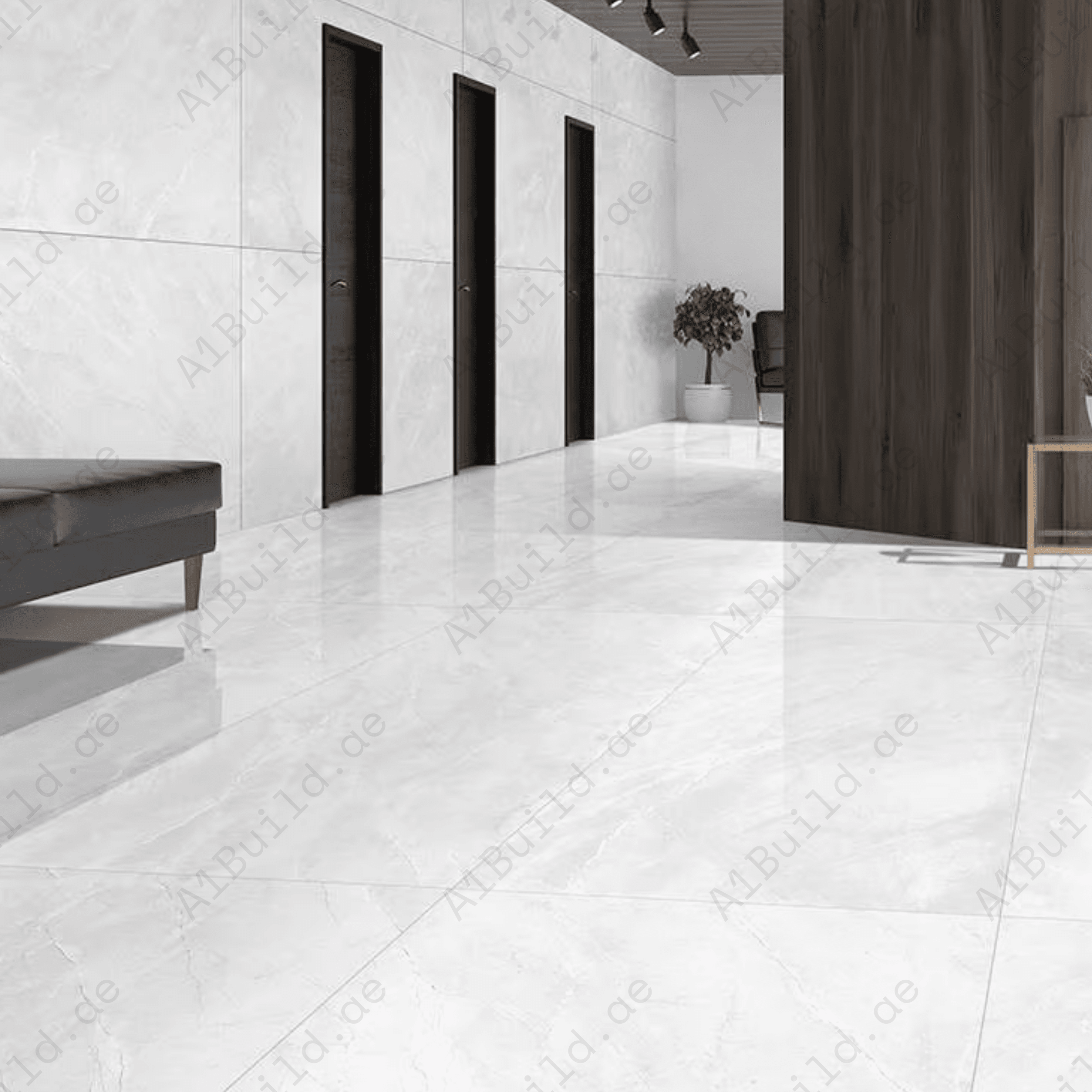 Burberry Bianco 120x120cm 09mm – Glossy