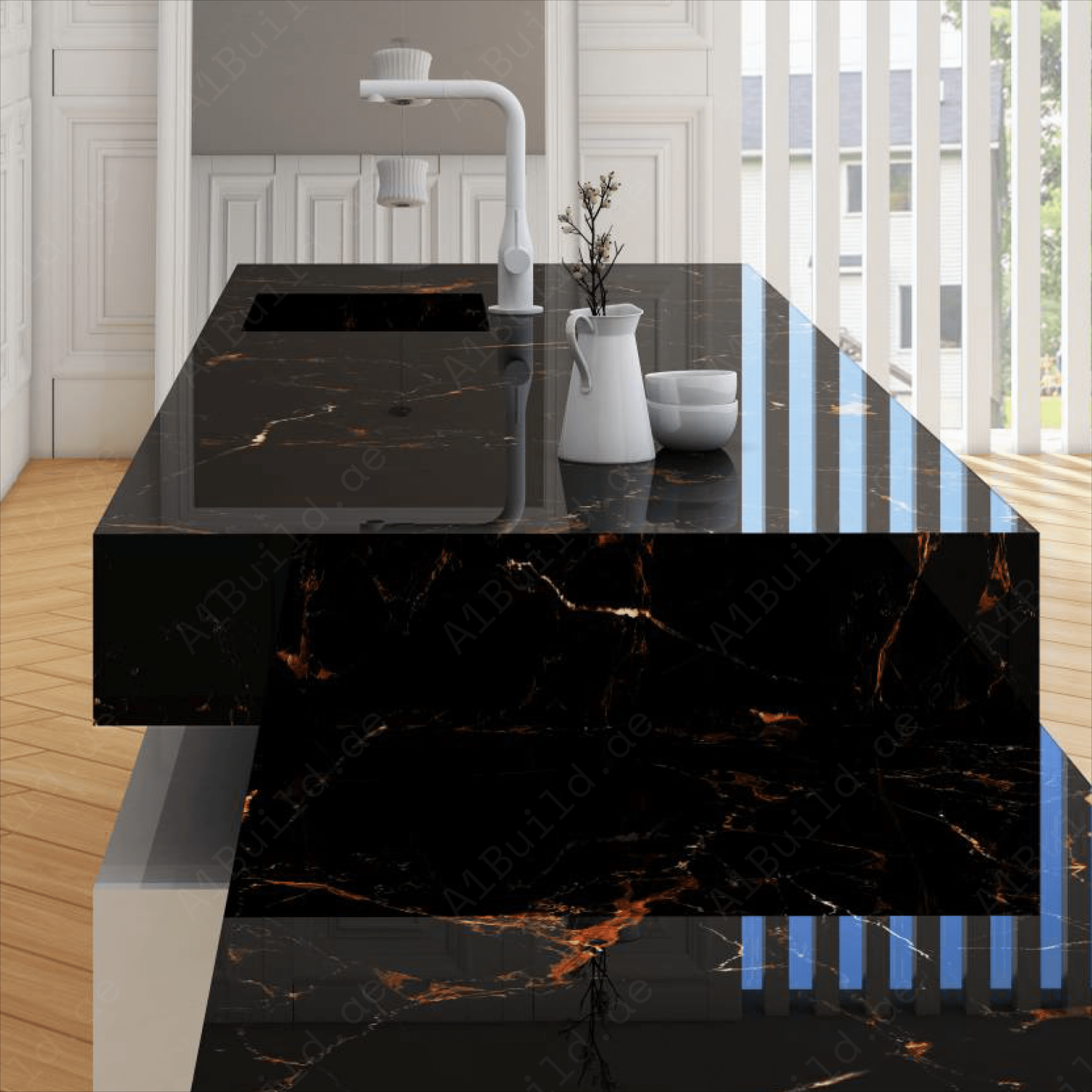 Emperador Gold (80x240cm 15mm Random High Polished Finished Indoor Floor, Wall & Counter Slabs)