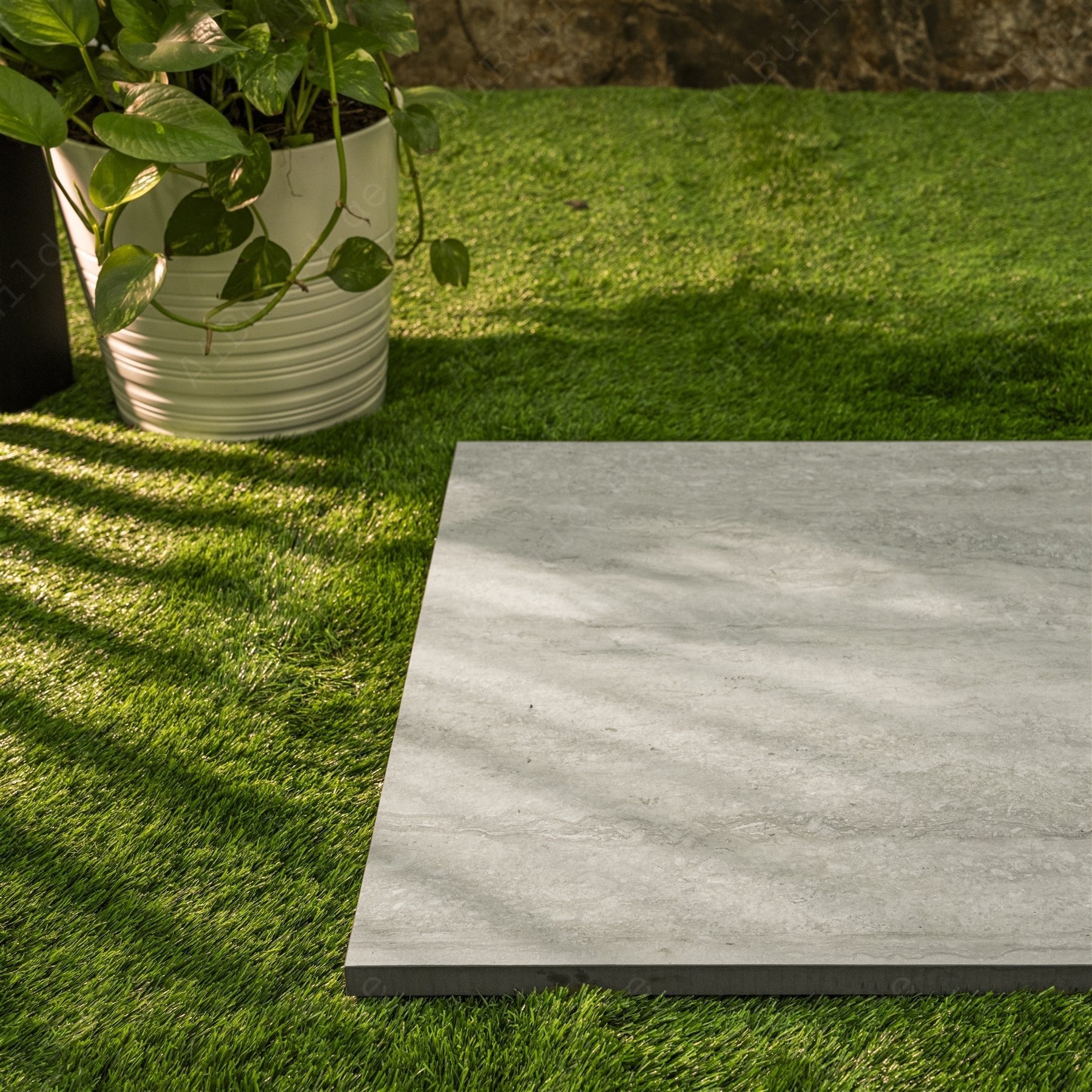 CT Silver Stone Look Porcelain Tile 60x120cm 20mm Thickness