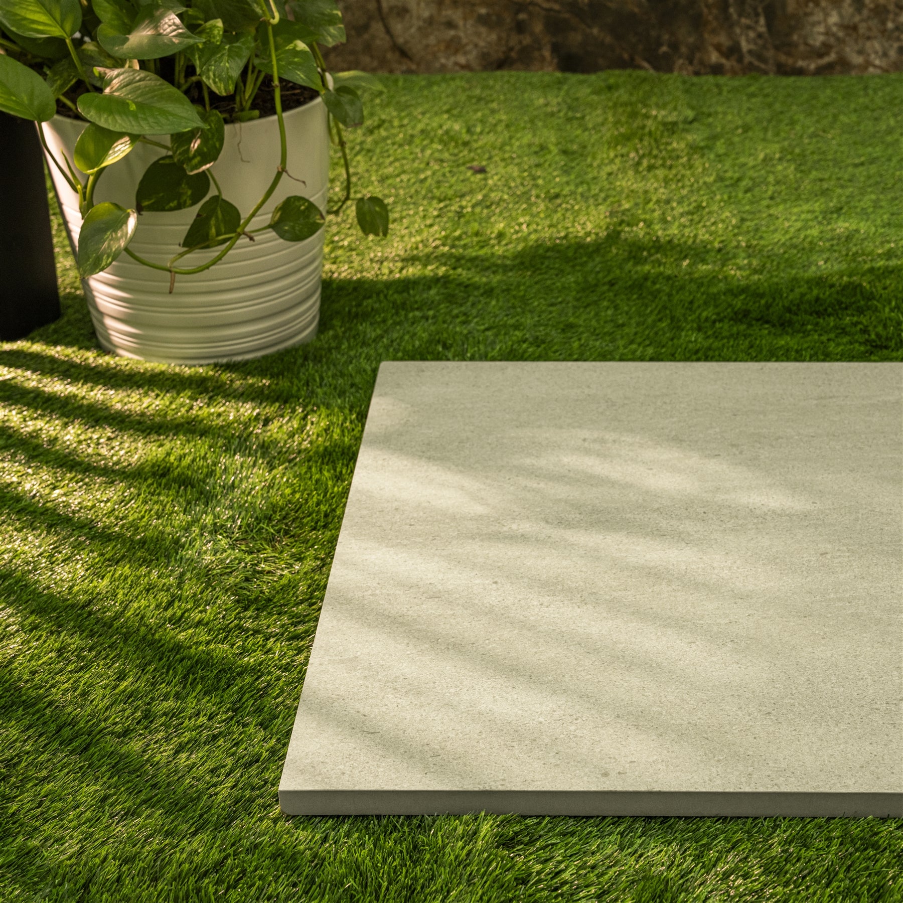 Sand Pearl Stone Look Porcelain Tile 60x120cm 20mm Thickness