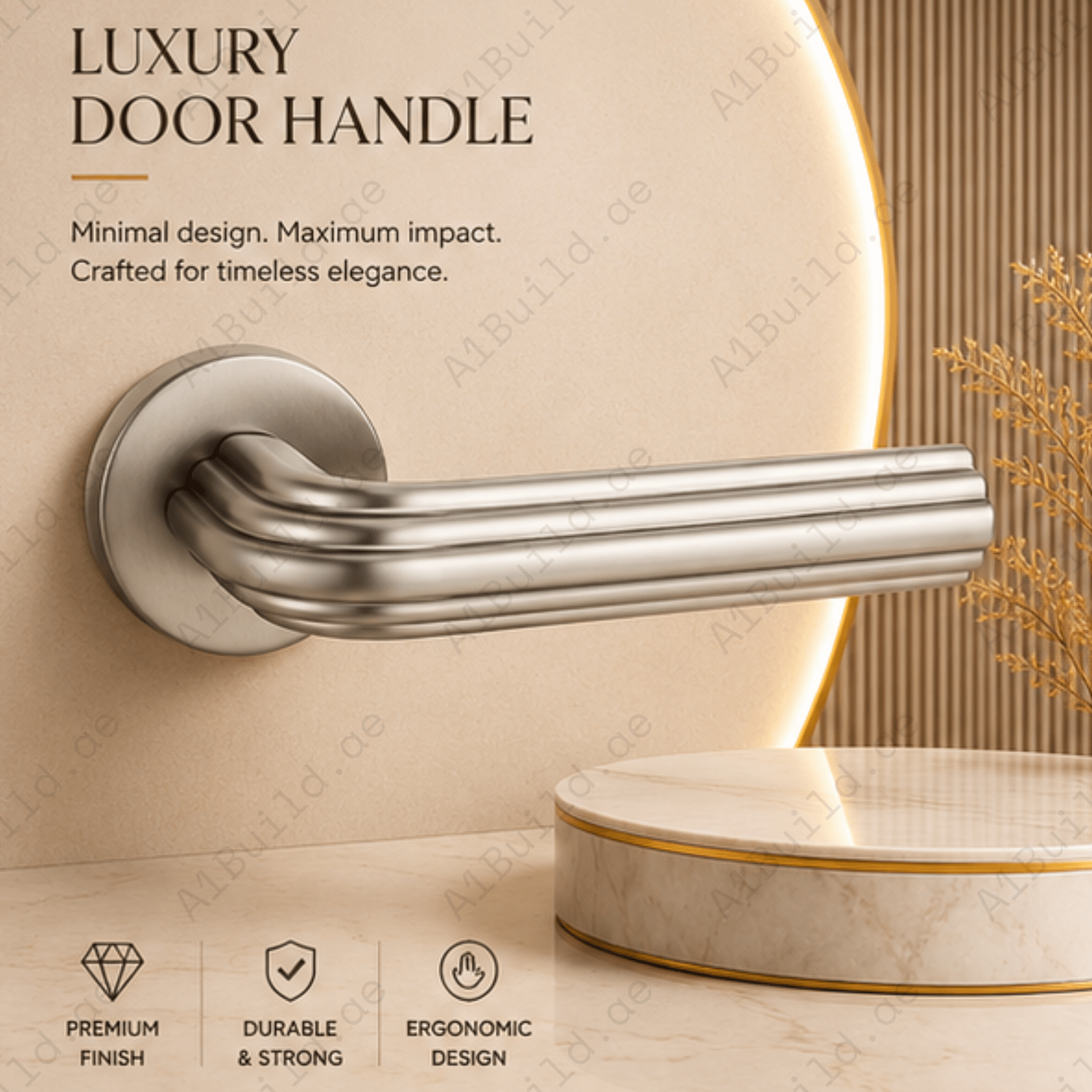 ZR230400 -Architectural Zinc Alloy Door Handle
