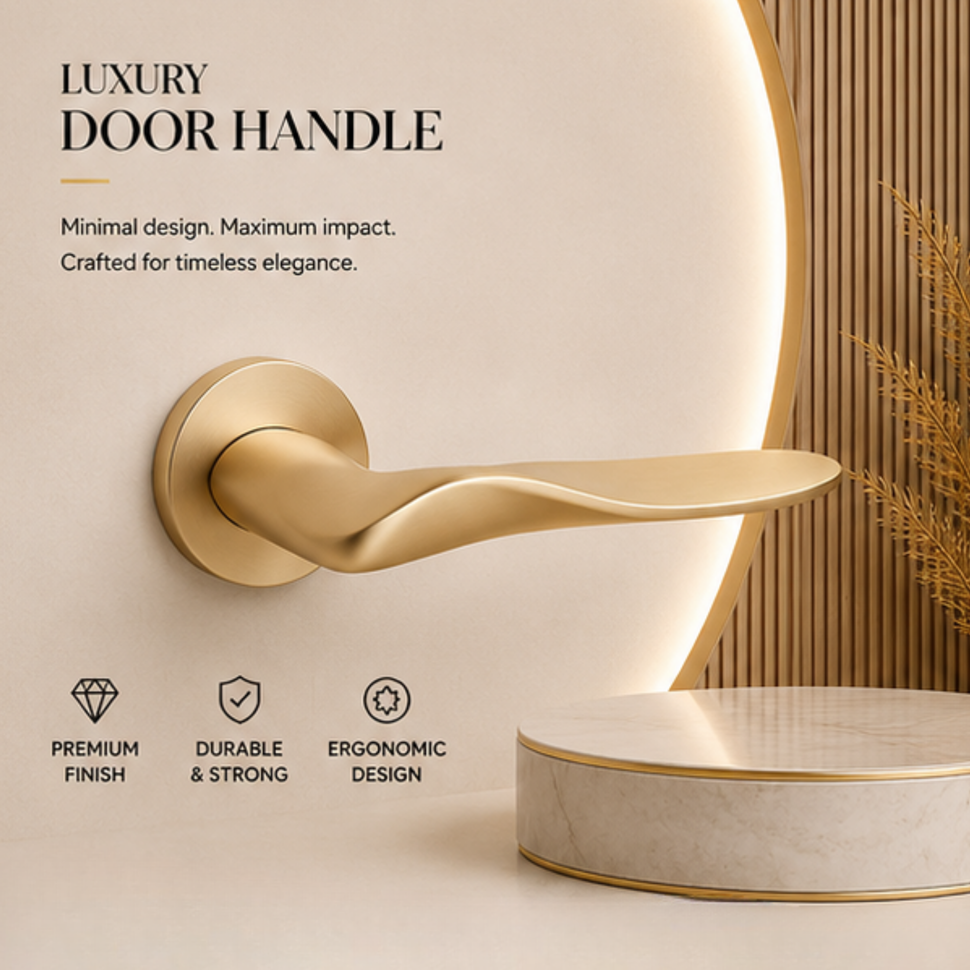 RH.9678 – Imperial Line Luxury Zinc Alloy Door Handle