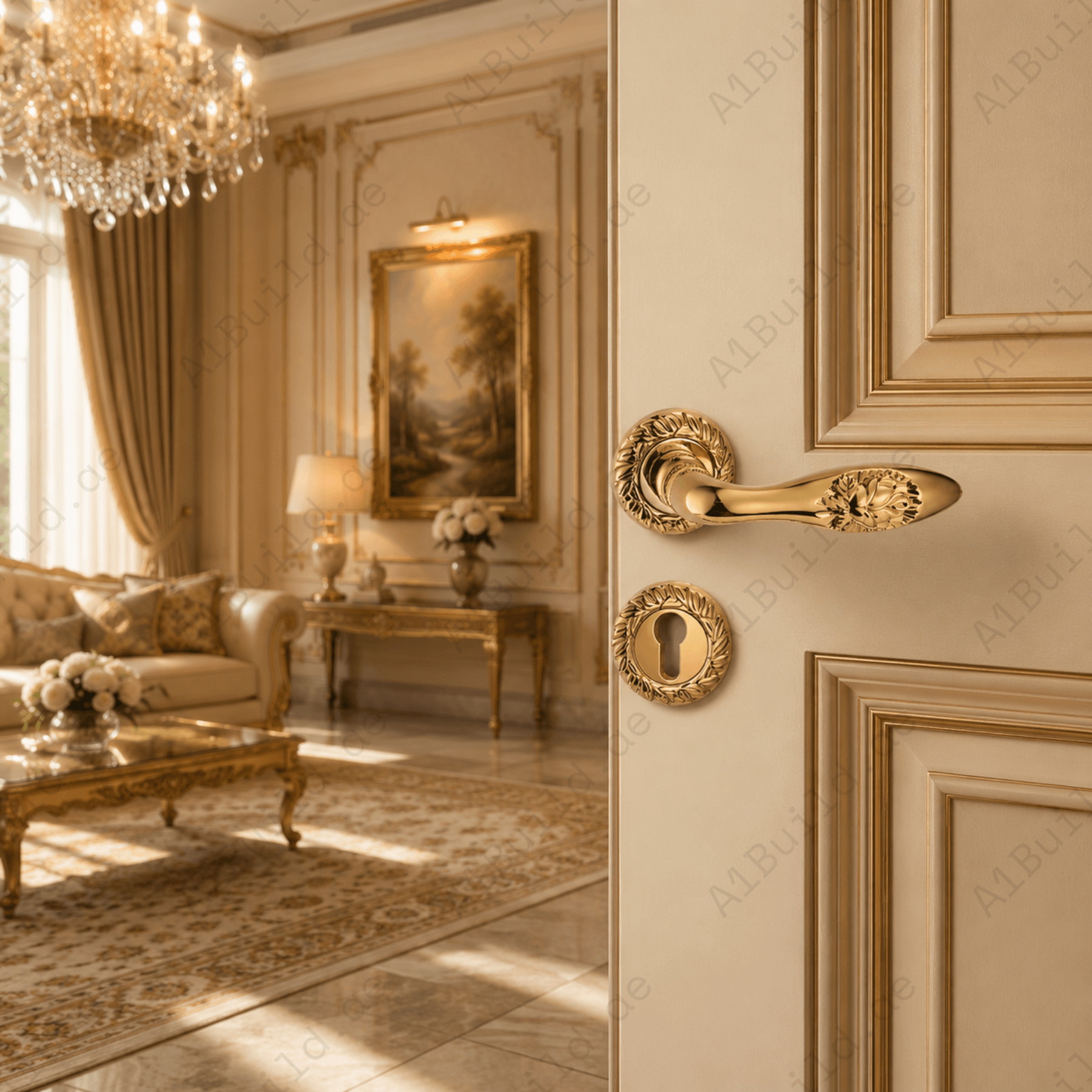 ZR-416 CyLenk Flerk Zinc Alloy Door Handle – Enhance PVD coating technology