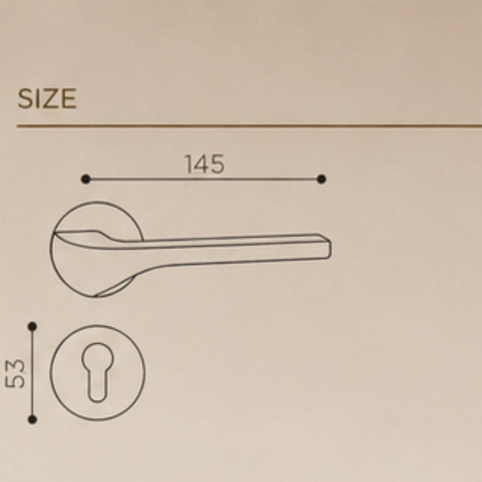 ZR180701 – Luxury Zinc Alloy Door Handle | PVD Premium Finish