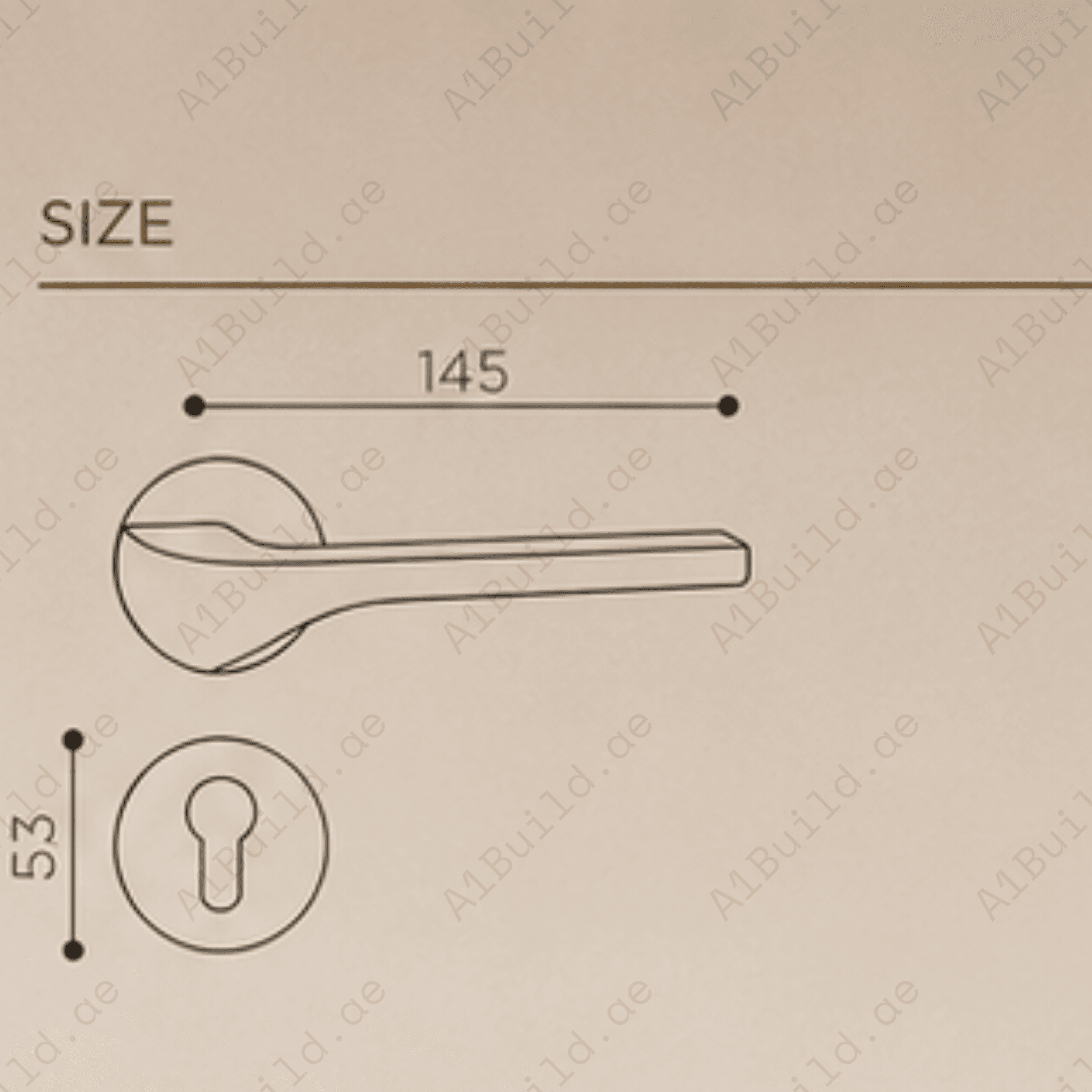 ZR180701 – Luxury Zinc Alloy Door Handle | PVD Premium Finish