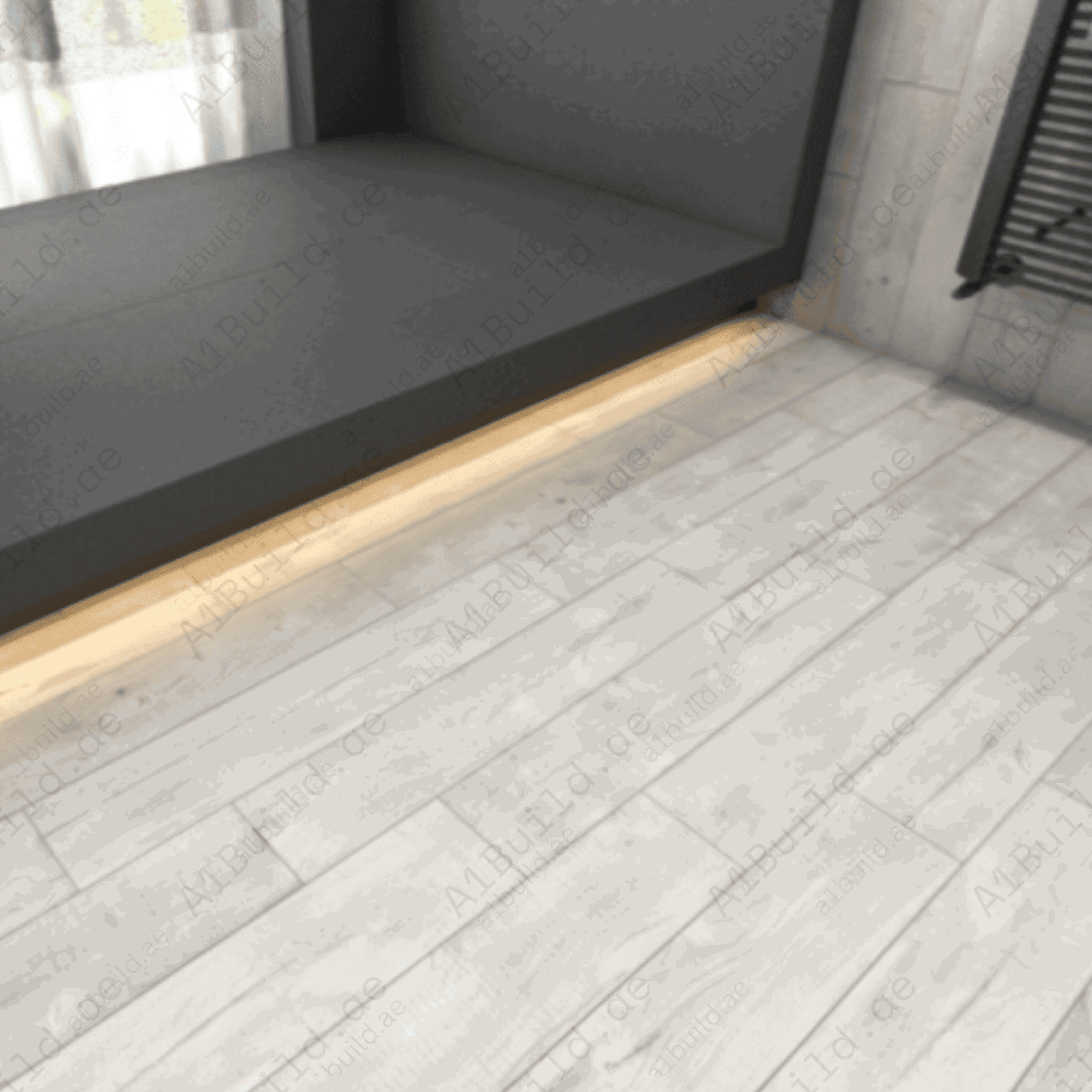 15916 15x90cm Indian Porcelain Tiles –Stylish, - Premium, Durable Flooring for Modern Spaces