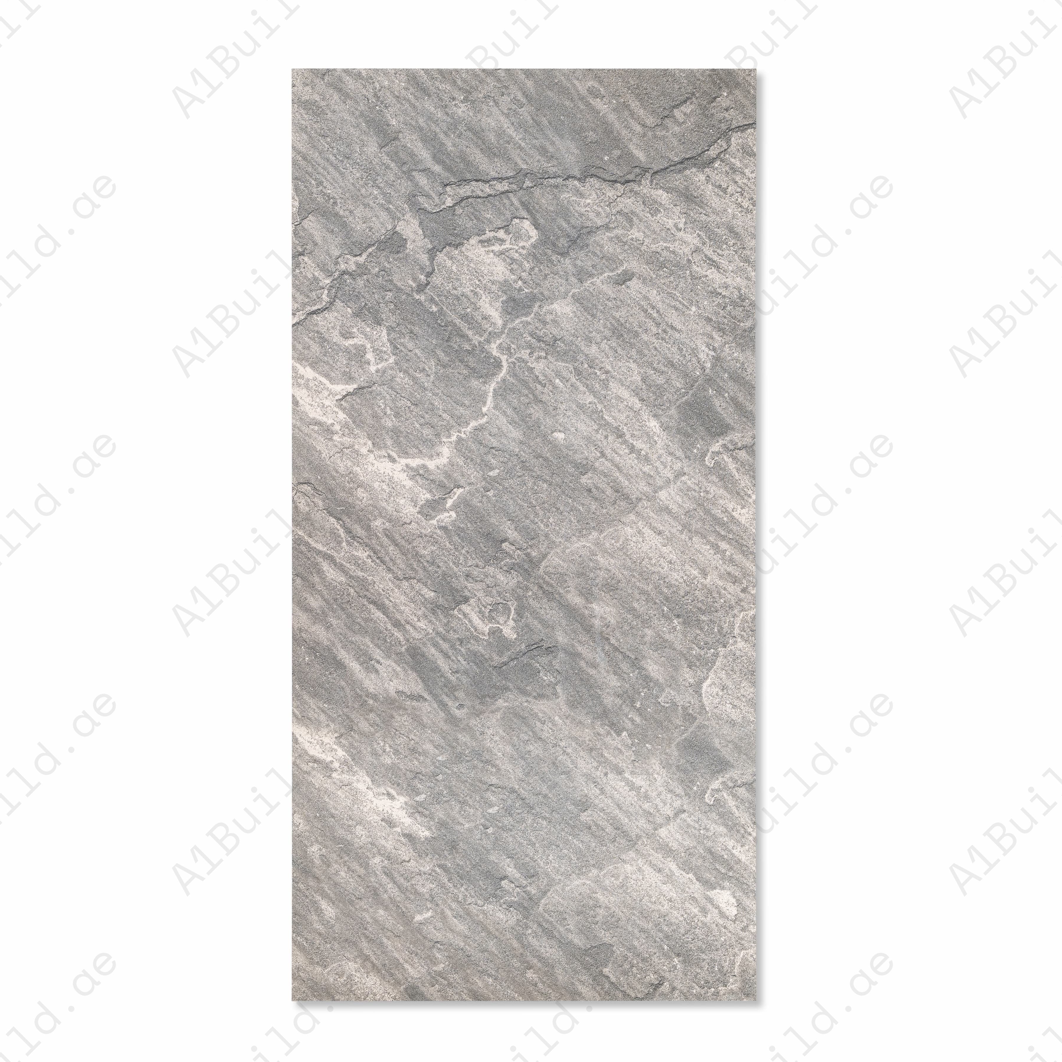 Sagar Black 60x120cm x 20mm Matt Porcelain Floor Tile