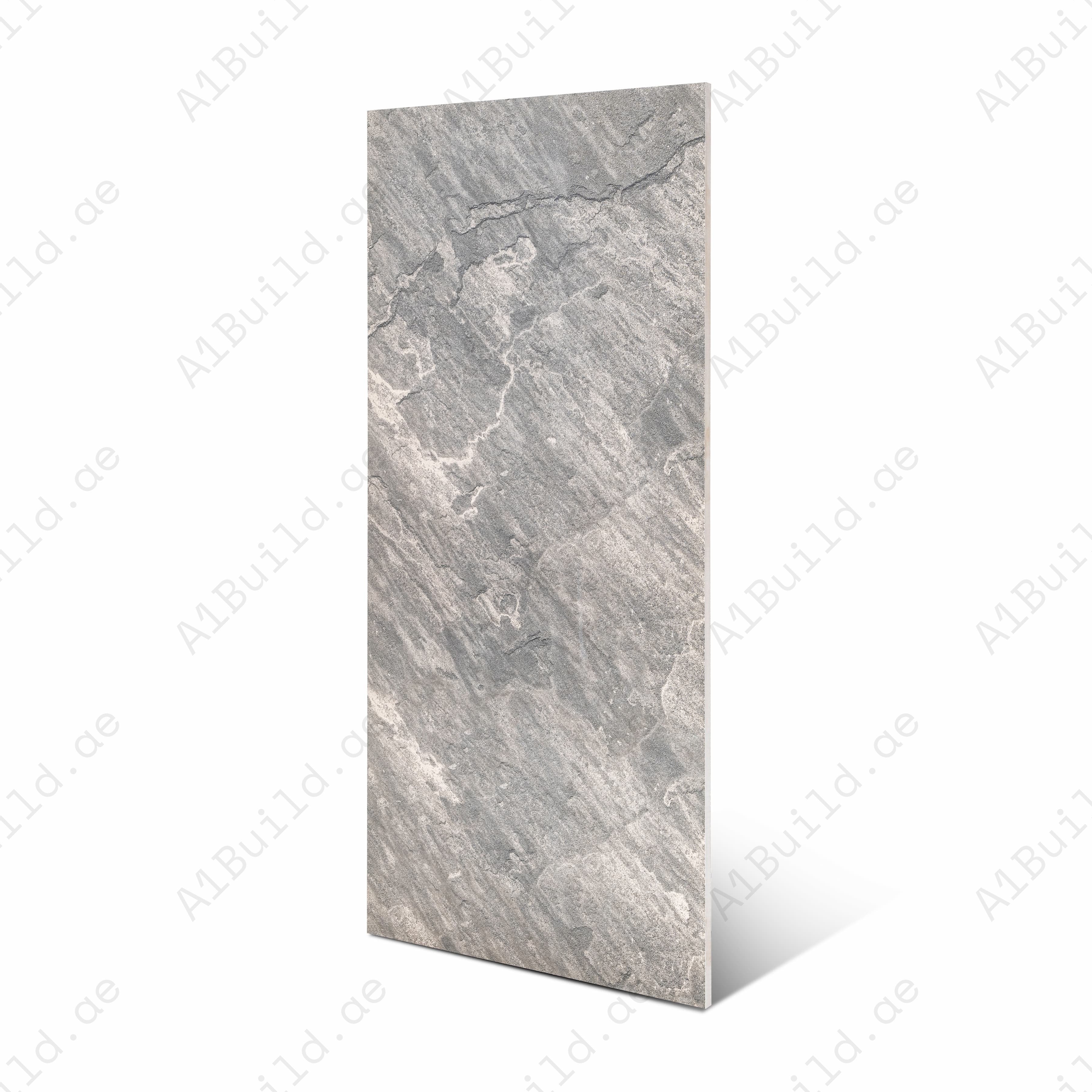 Sagar Black 60x120cm x 20mm Matt Porcelain Floor Tile