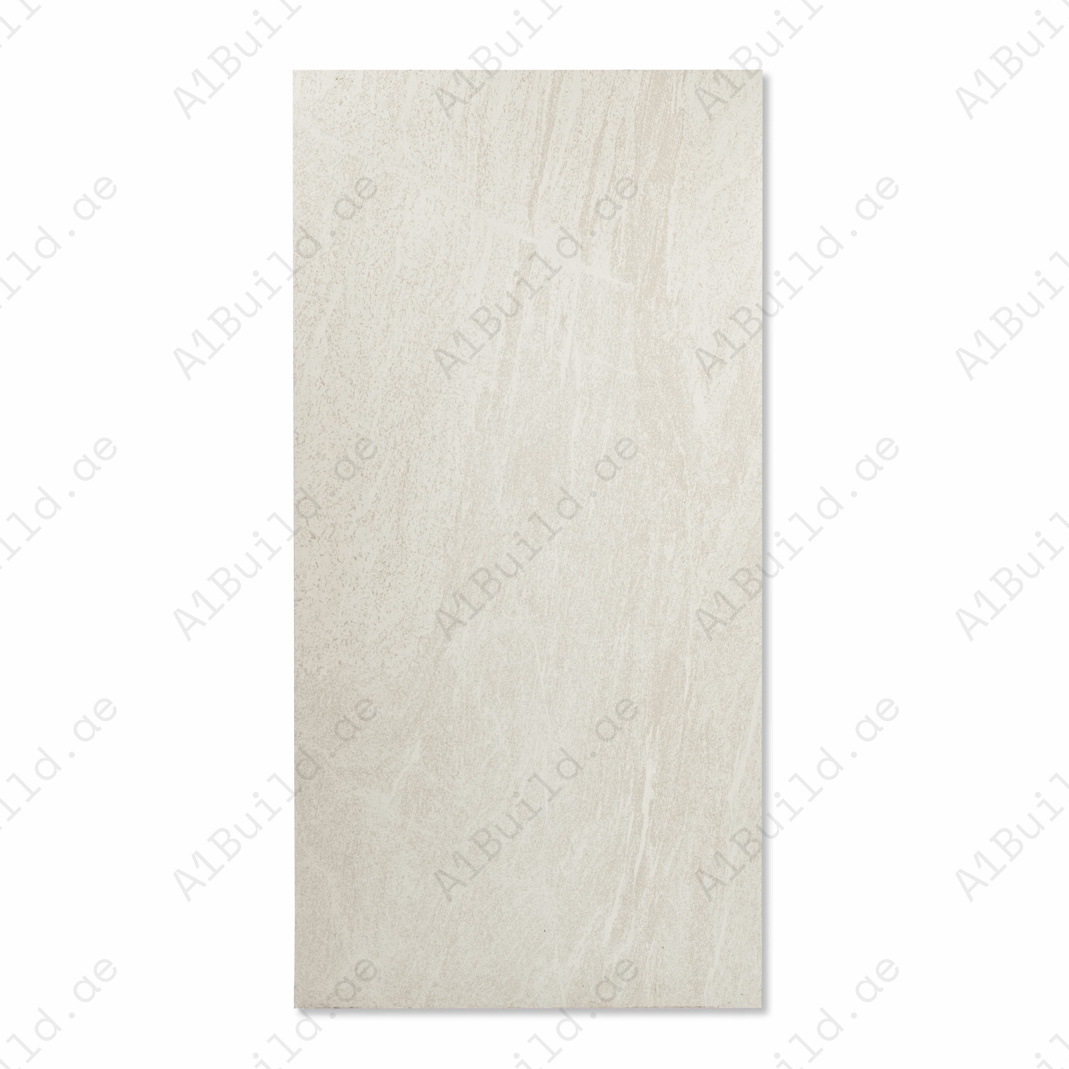 Northstone White Matte Porcelain Tile 60x120cm | Quartzite Stone Look Large Format Floor & Wall Tile | Bright Natural Stone Flooring UAE