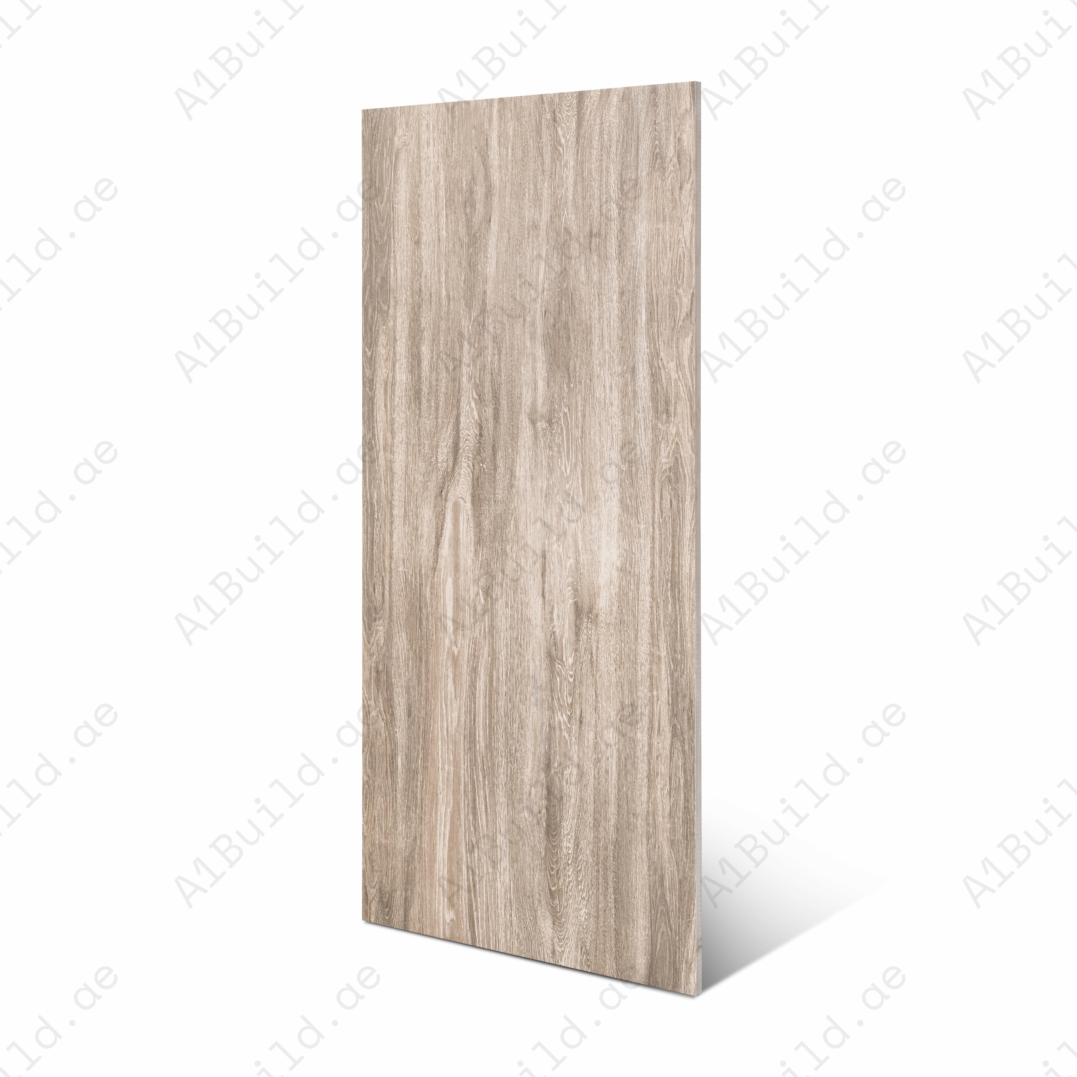Roverwood Brown matt porcelain tile 60x120cm x 2mm featuring a natural wood look surface. Durable large format tile ideal for stylish floors and interior walls.