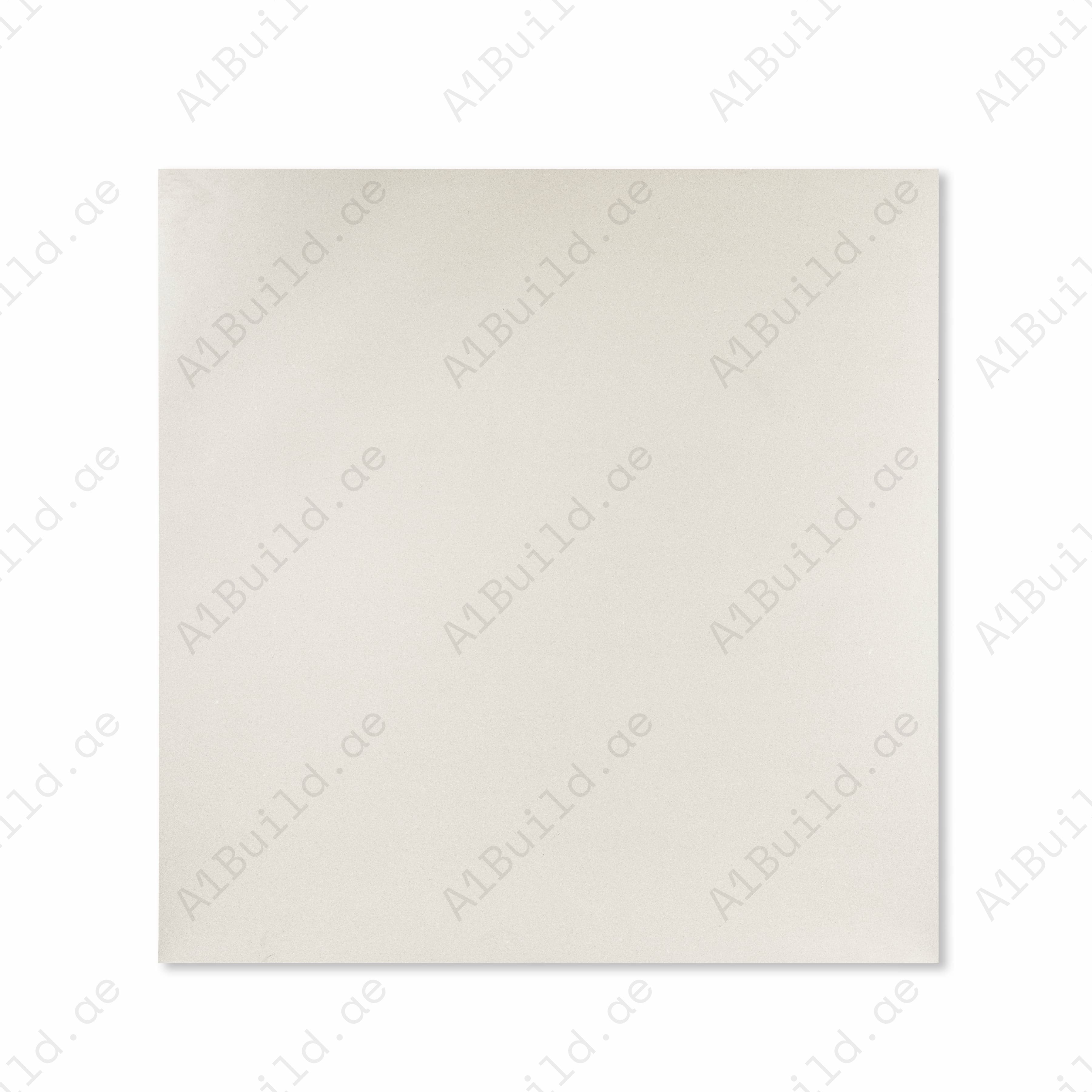 Top view Santorini Light warm white matte porcelain floor tile 120x120cm Mediterranean inspired