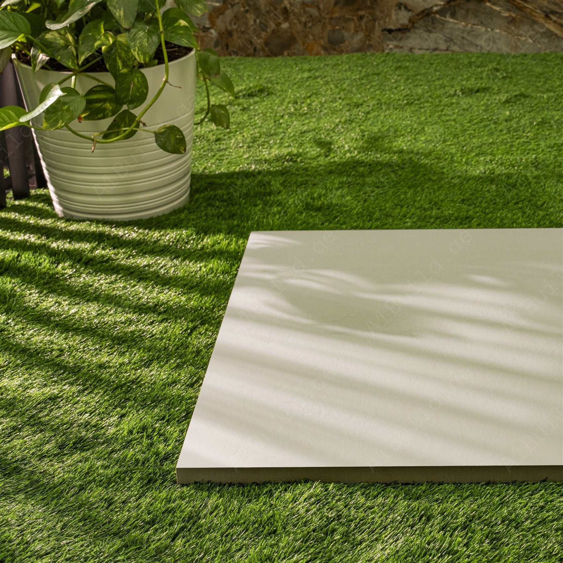Plain White 60x120cm x 20mm Matt R11 Porcelain Large Format Tile
