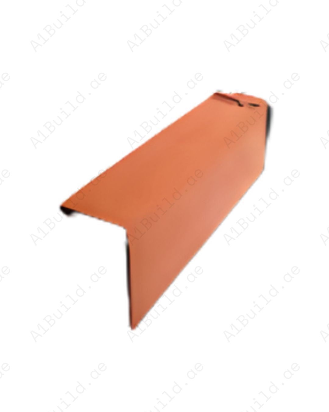 3.4Kg ceramic verge tile for right roof edges. Rust-proof, durable, and ideal for sealing and finishing.