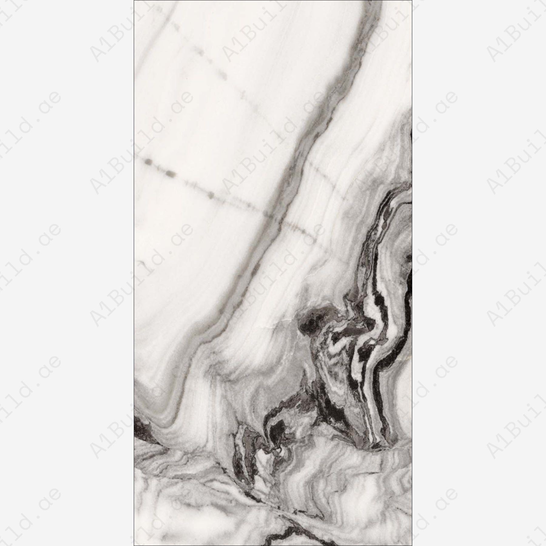 Bianco Lasa (80x160cm 09mm random High Polished indoor floor & wall tiles)