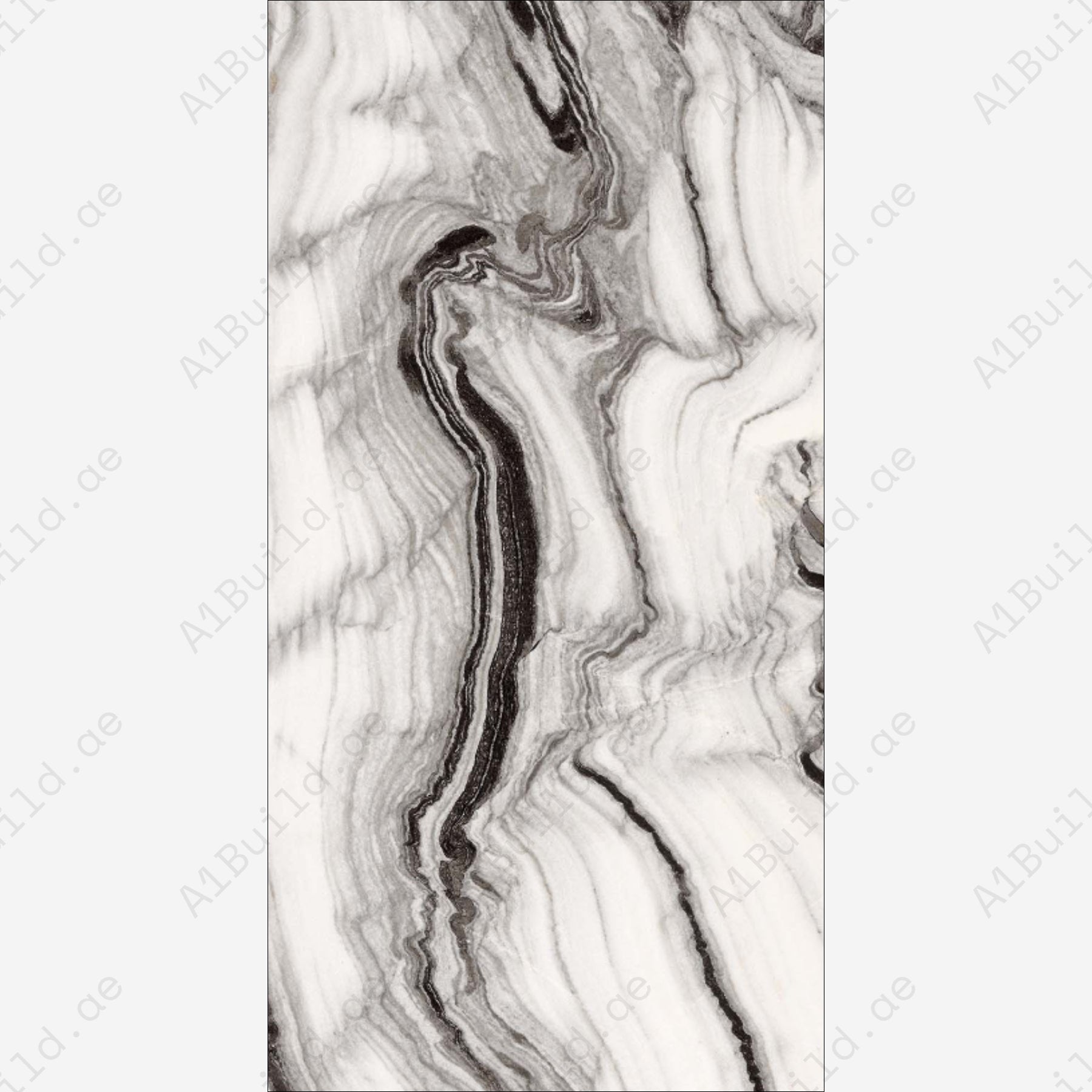 Bianco Lasa (80x160cm 09mm random High Polished indoor floor & wall tiles)