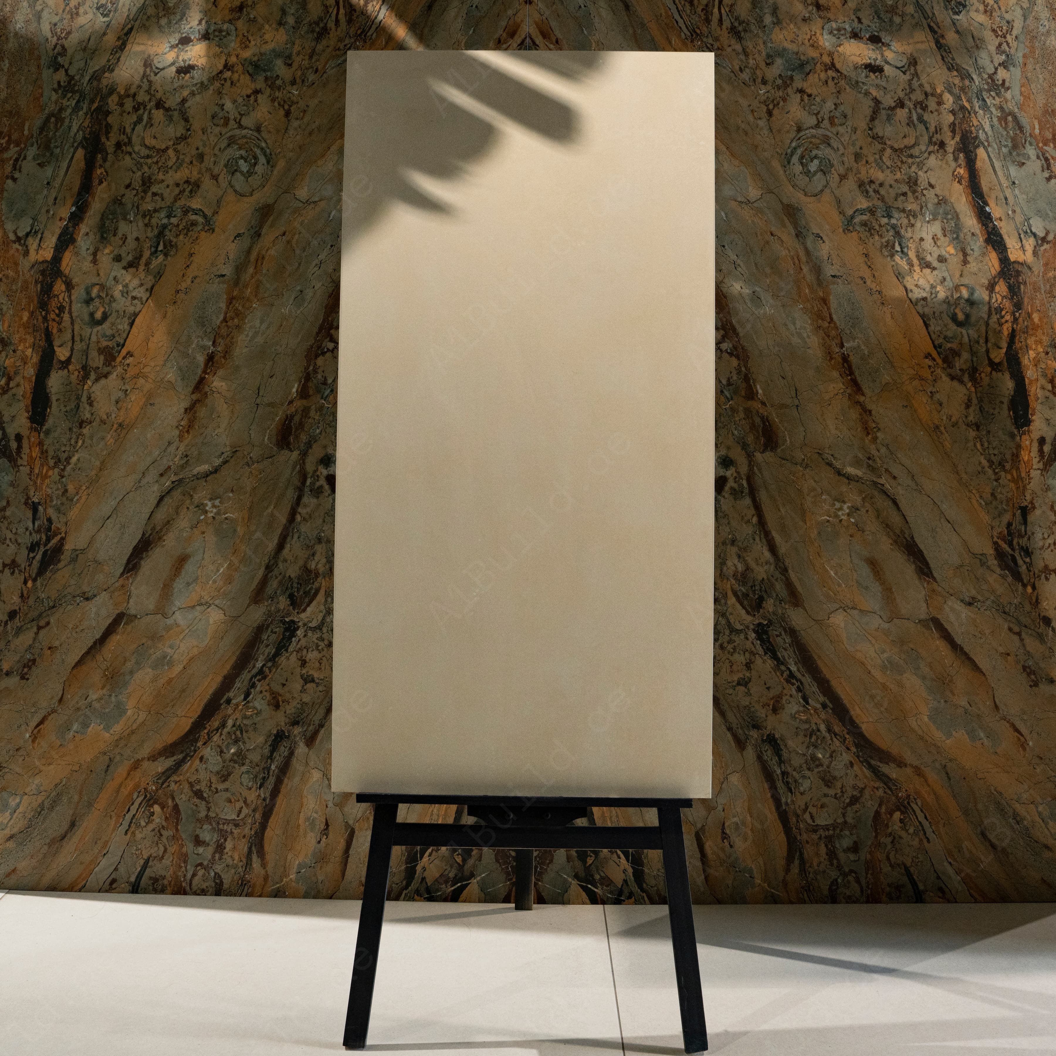 Sky Crema Matte Porcelain Tile 60x120cm | Soft Cream Plain Look Large Format Floor & Wall Tile | Warm Neutral Flooring UAE