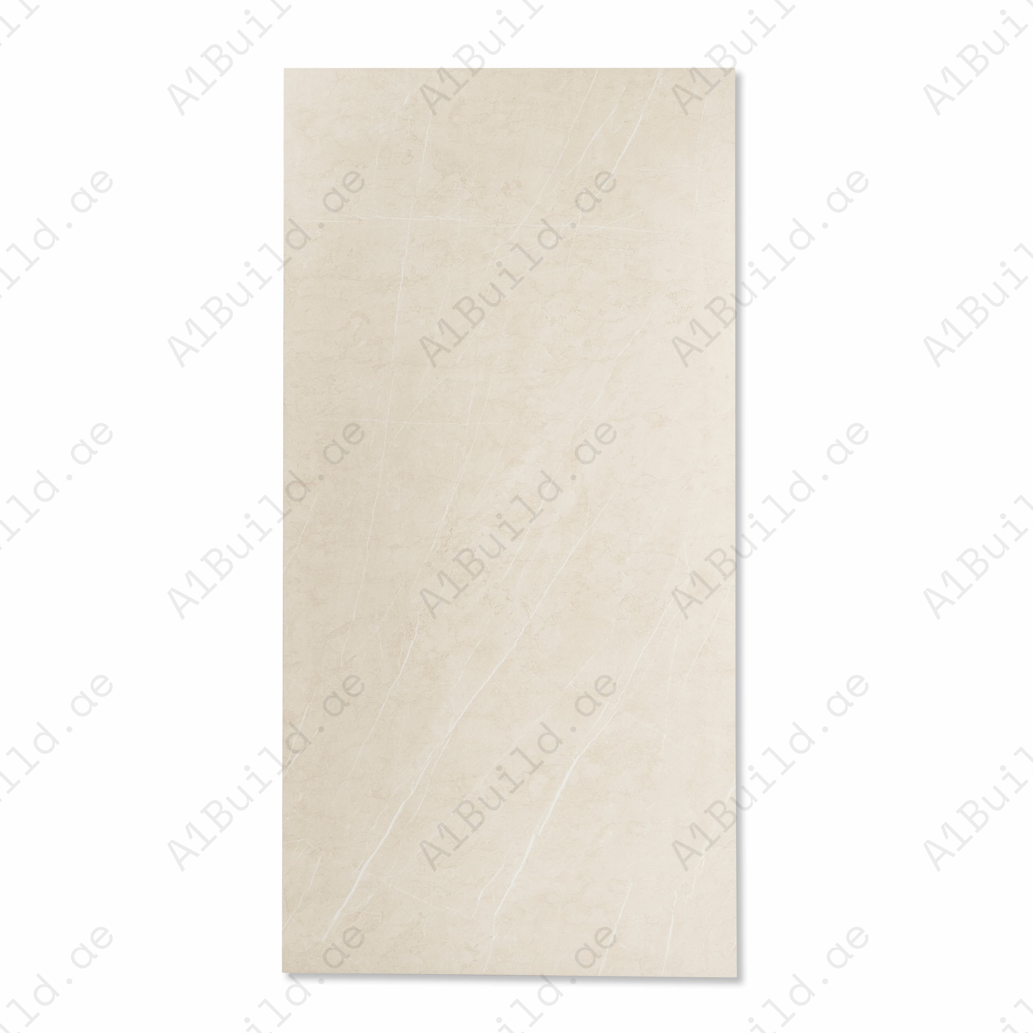 Sierra Beige Matte Porcelain Tile 60x120cm | Soft Warm Beige Marble Look Large Format Floor & Wall Tile UAE
