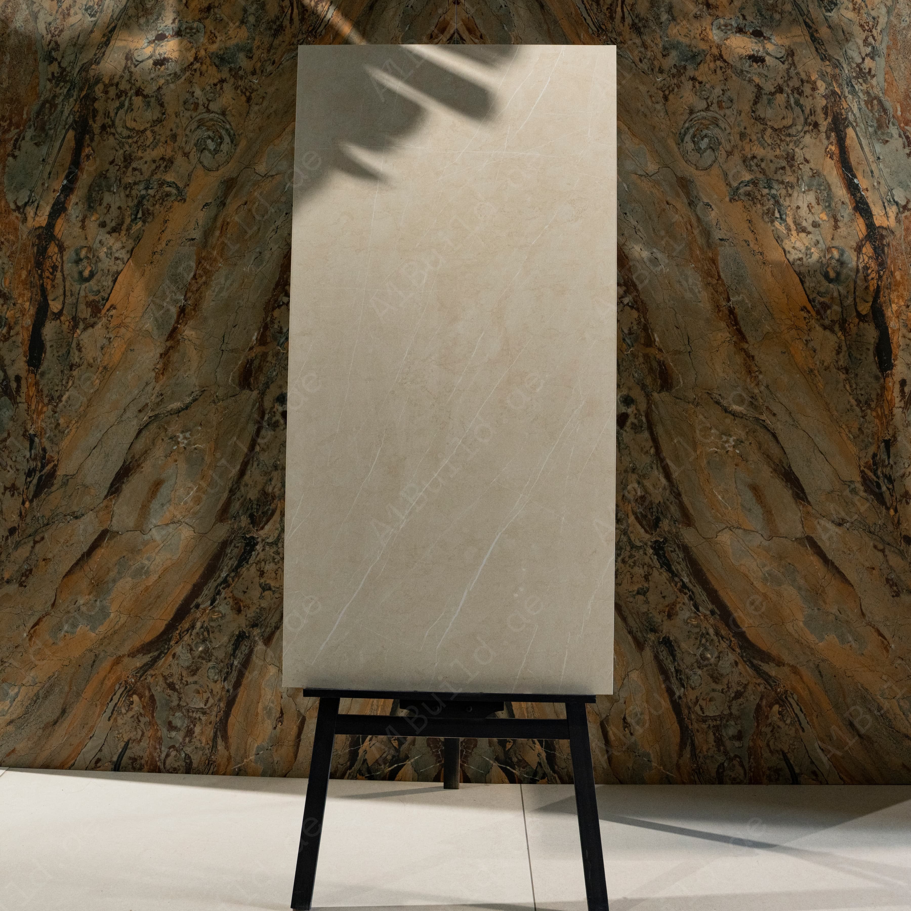 Sierra Beige Matte Porcelain Tile 60x120cm | Soft Warm Beige Marble Look Large Format Floor & Wall Tile UAE