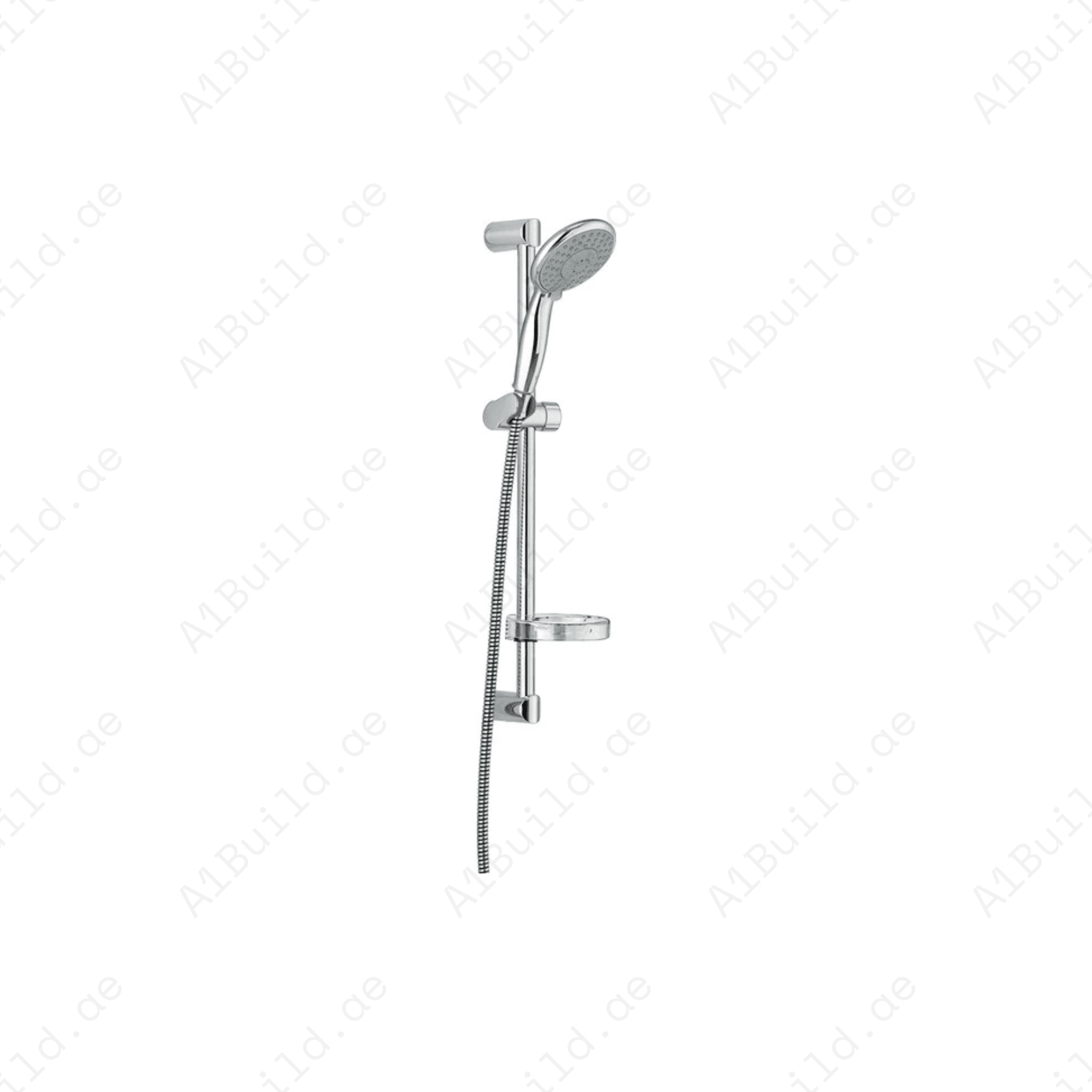 4S Shower Set Chrome with Hand Shower and Quick Lime Deposit Cleaning System