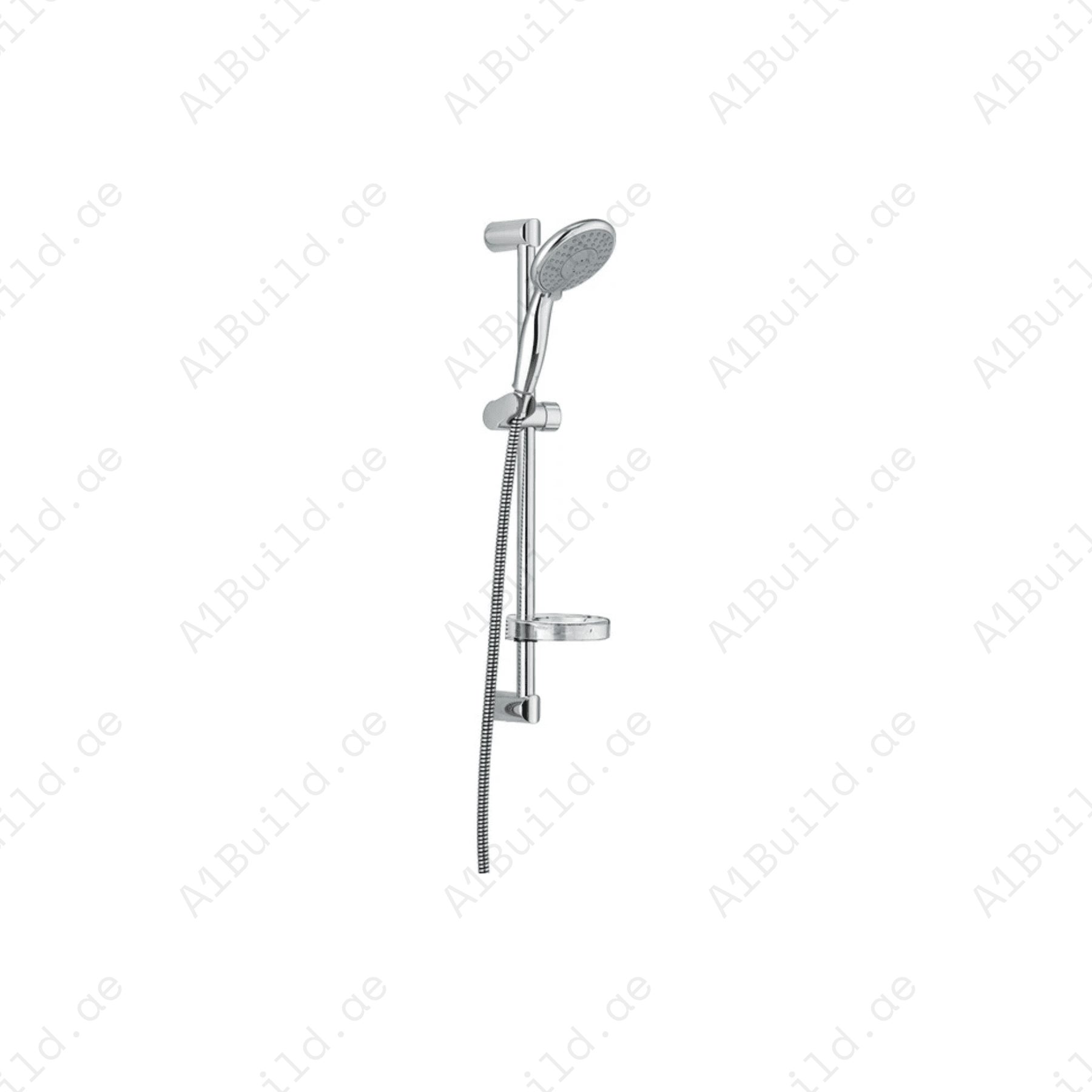 4S Shower Set Chrome with Hand Shower and Quick Lime Deposit Cleaning System