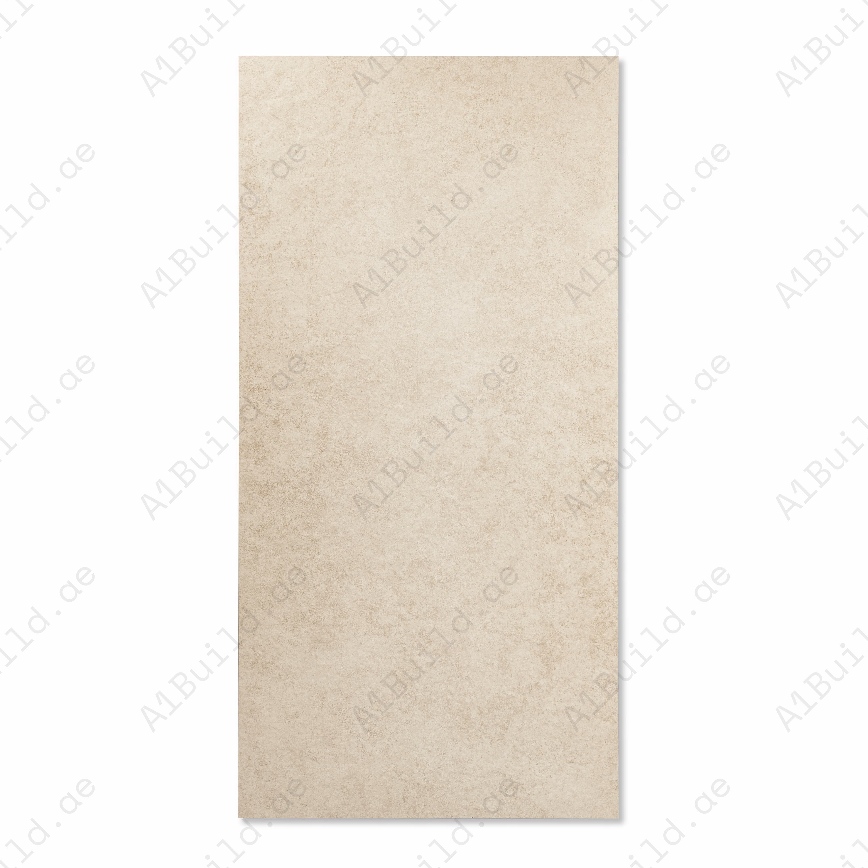 S-Root Crema Matte Porcelain Tile 60x120cm | Sandstone Look Large Format Floor & Wall Tile | Warm Beige Neutral Flooring UAE Dubai Abu Dhabi