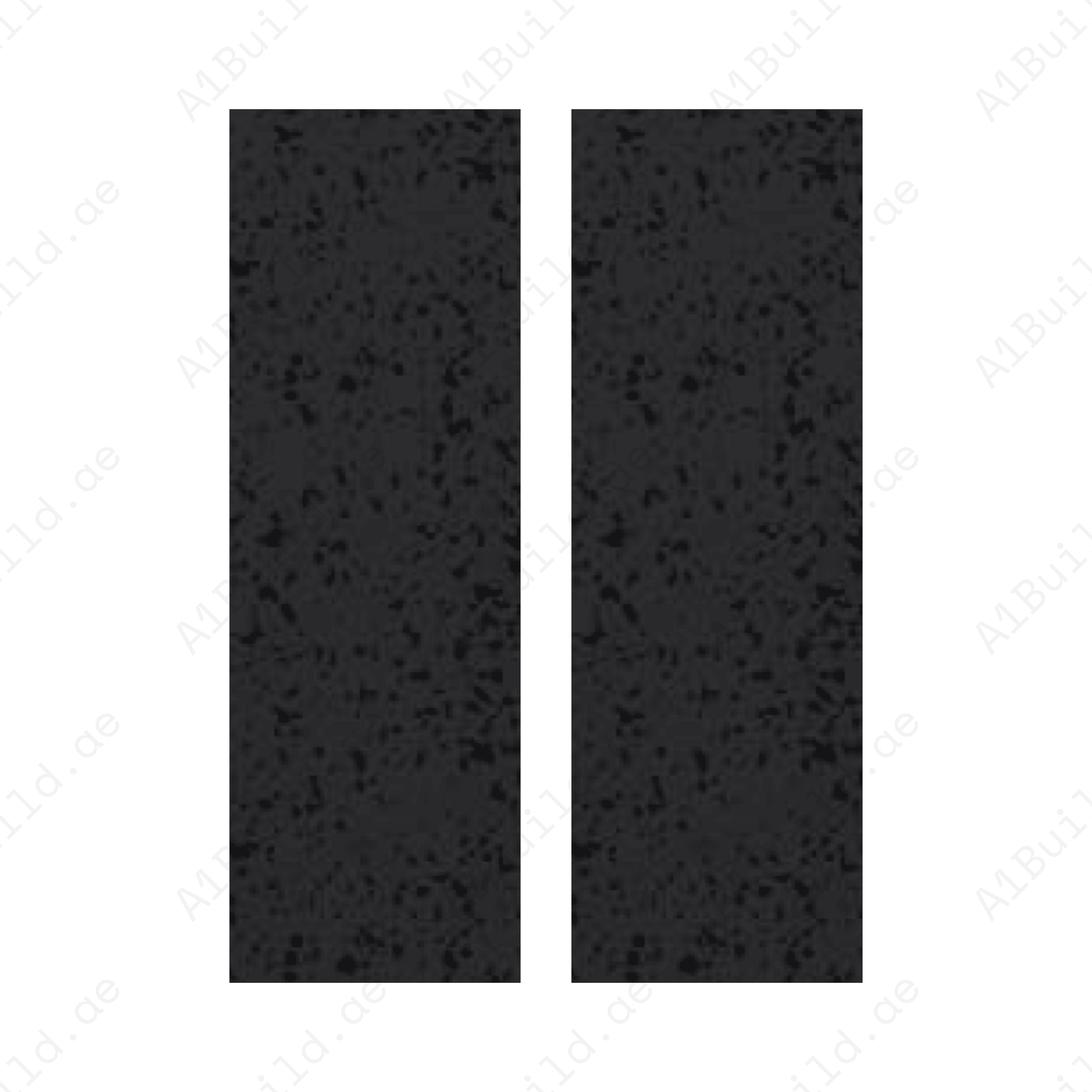 Sparkle Black (80x240cm 15mm Random Carving Matt Finish Indoor Floor, Wall & Counter Slabs)