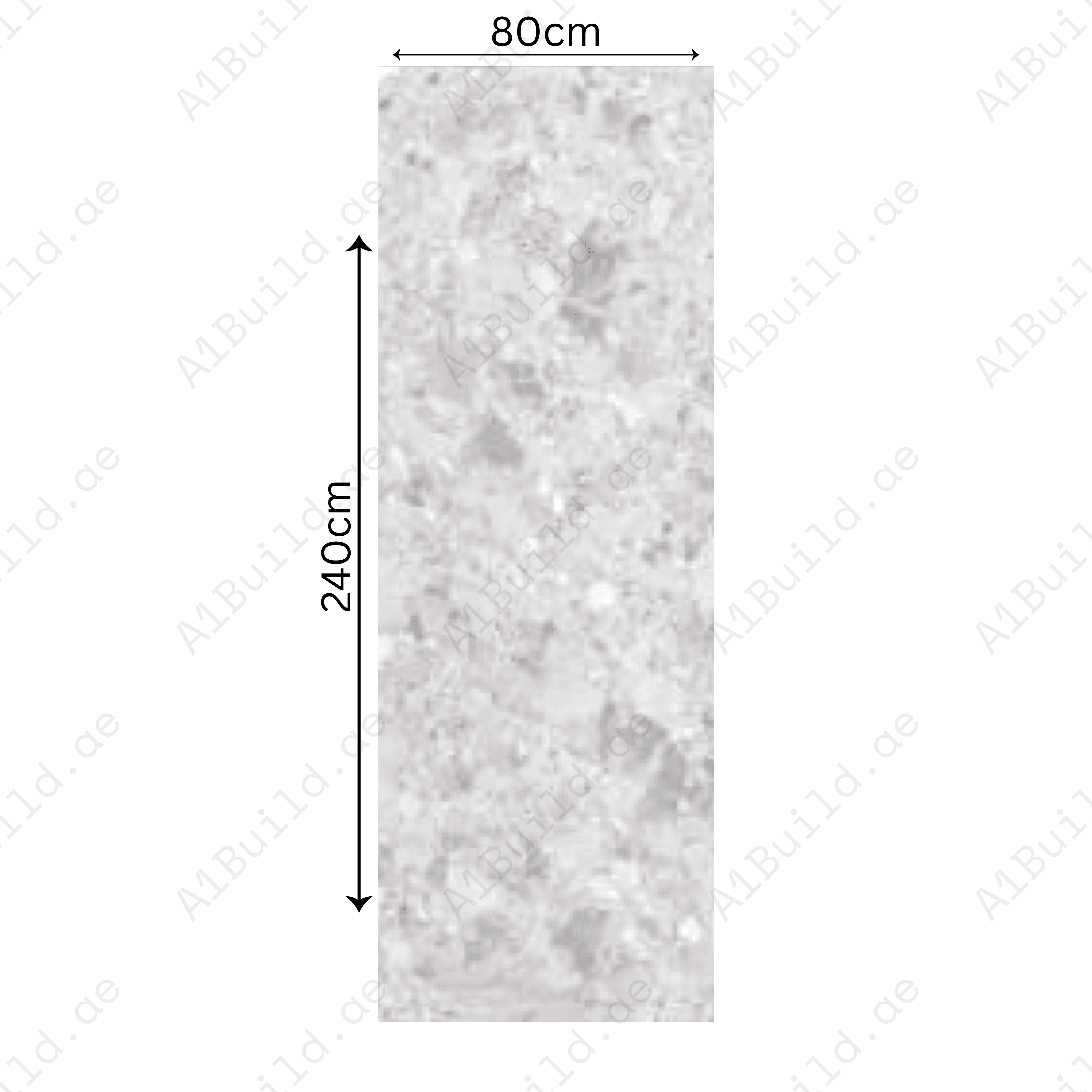 Pebble Grey (80x240cm 15mm Random Carving Matt Finish Indoor Floor, Wall & Counter Slabs)