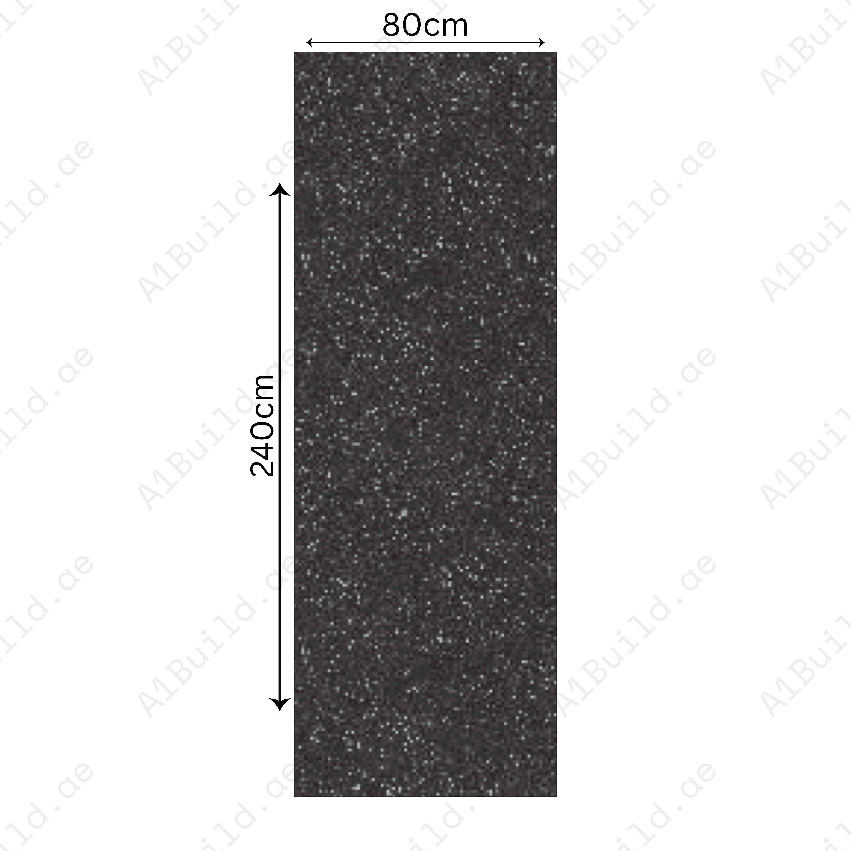 Cosmic Black (80x240cm 15mm Random High Polished Finished Indoor Floor, Wall & Counter Slabs)