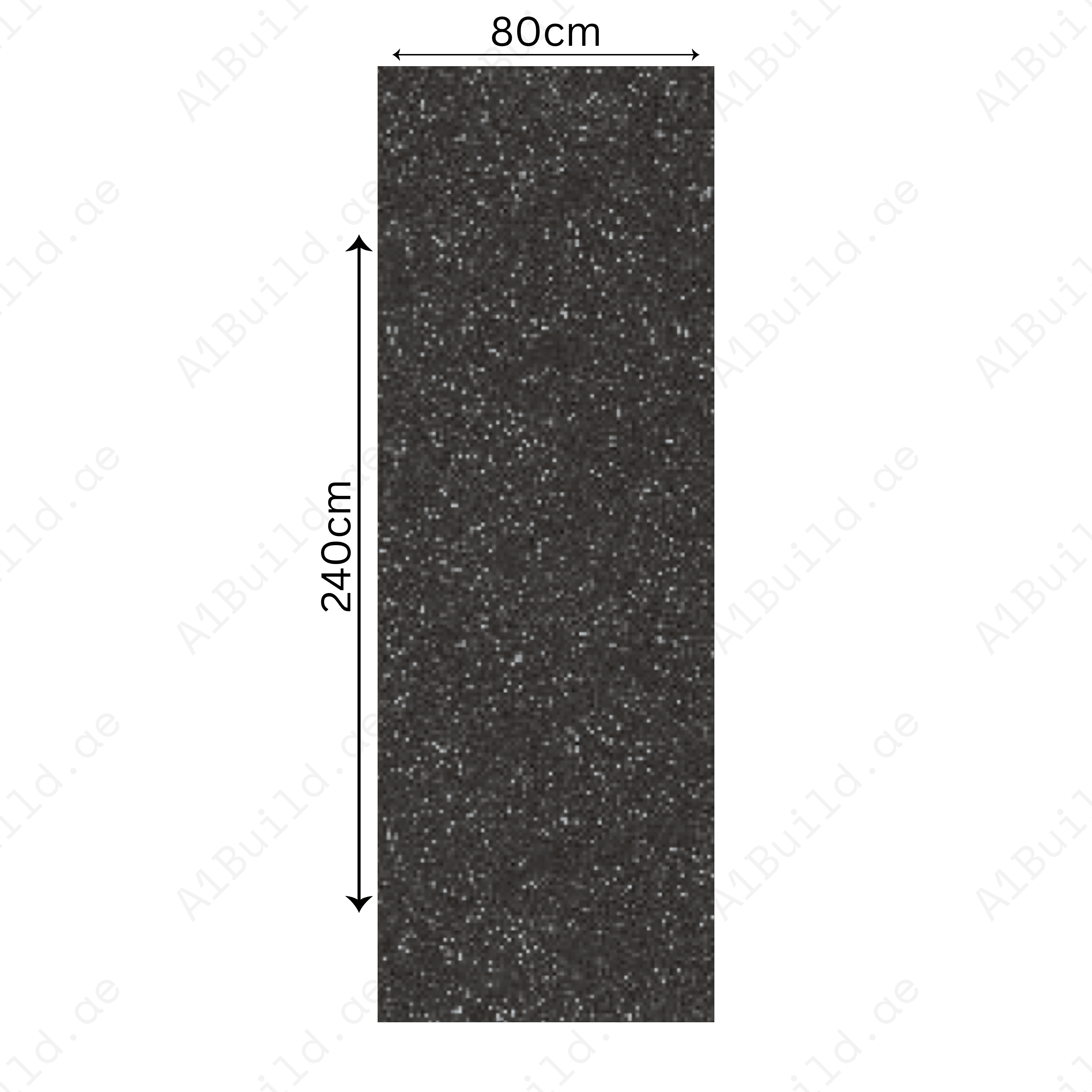 Cosmic Black (80x240cm 15mm Random High Polished Finished Indoor Floor, Wall & Counter Slabs)