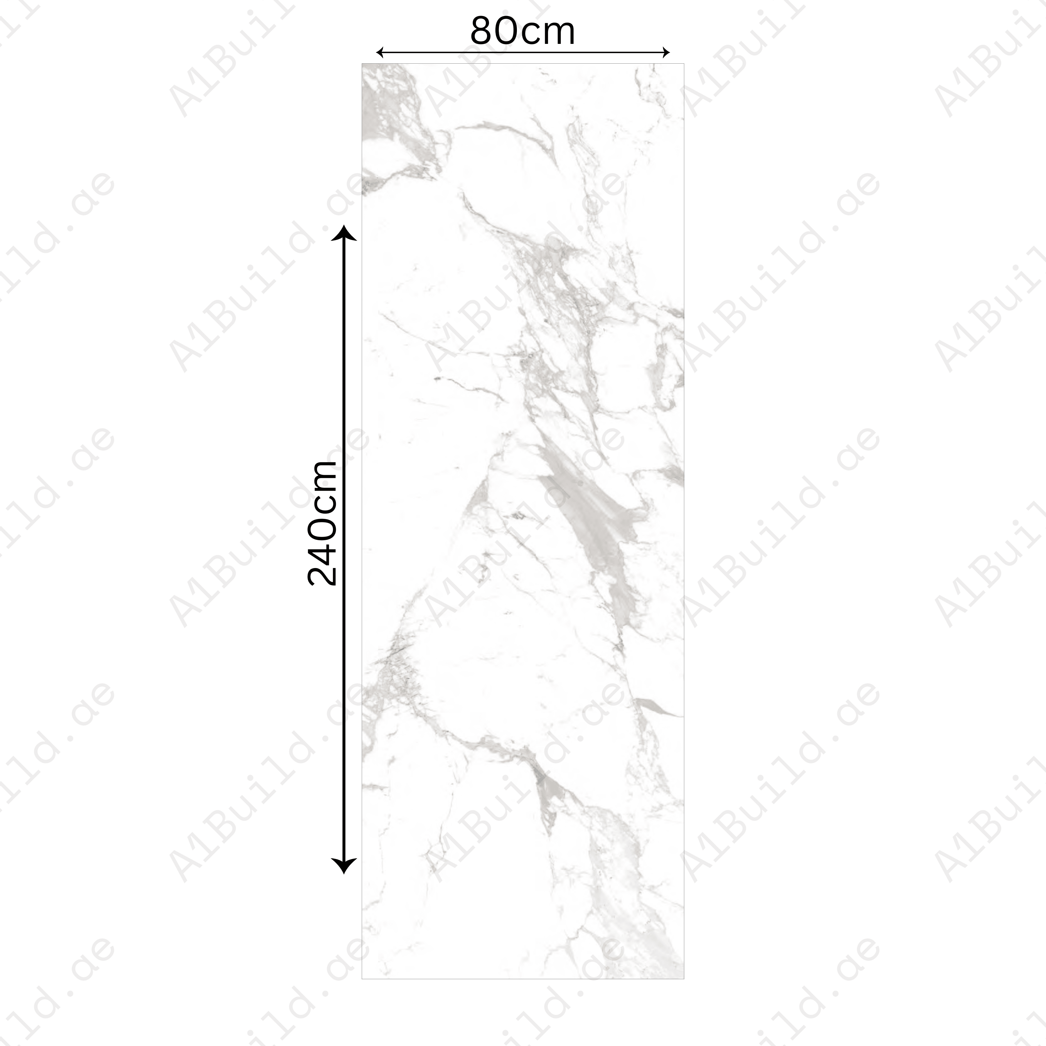 Lasa Grey (80x240cm 15mm Random Faux Finish Indoor Floor, Wall & Counter Slabs)