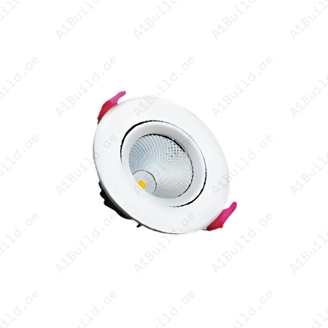 8W Moving Head LED Downlight with CREE LED, 700lm brightness, 30,000hrs lifespan, and 80% energy savings. Available in 6000K, 4000K, and 3000K.