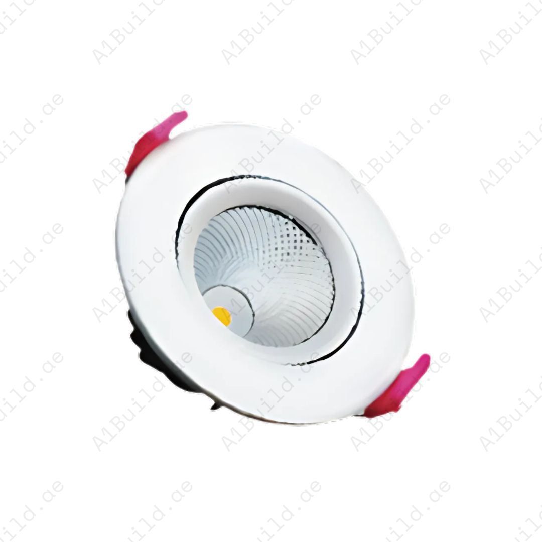 8W Moving Head LED Downlight with CREE LED, 700lm brightness, 30,000hrs lifespan, and 80% energy savings. Available in 6000K, 4000K, and 3000K.