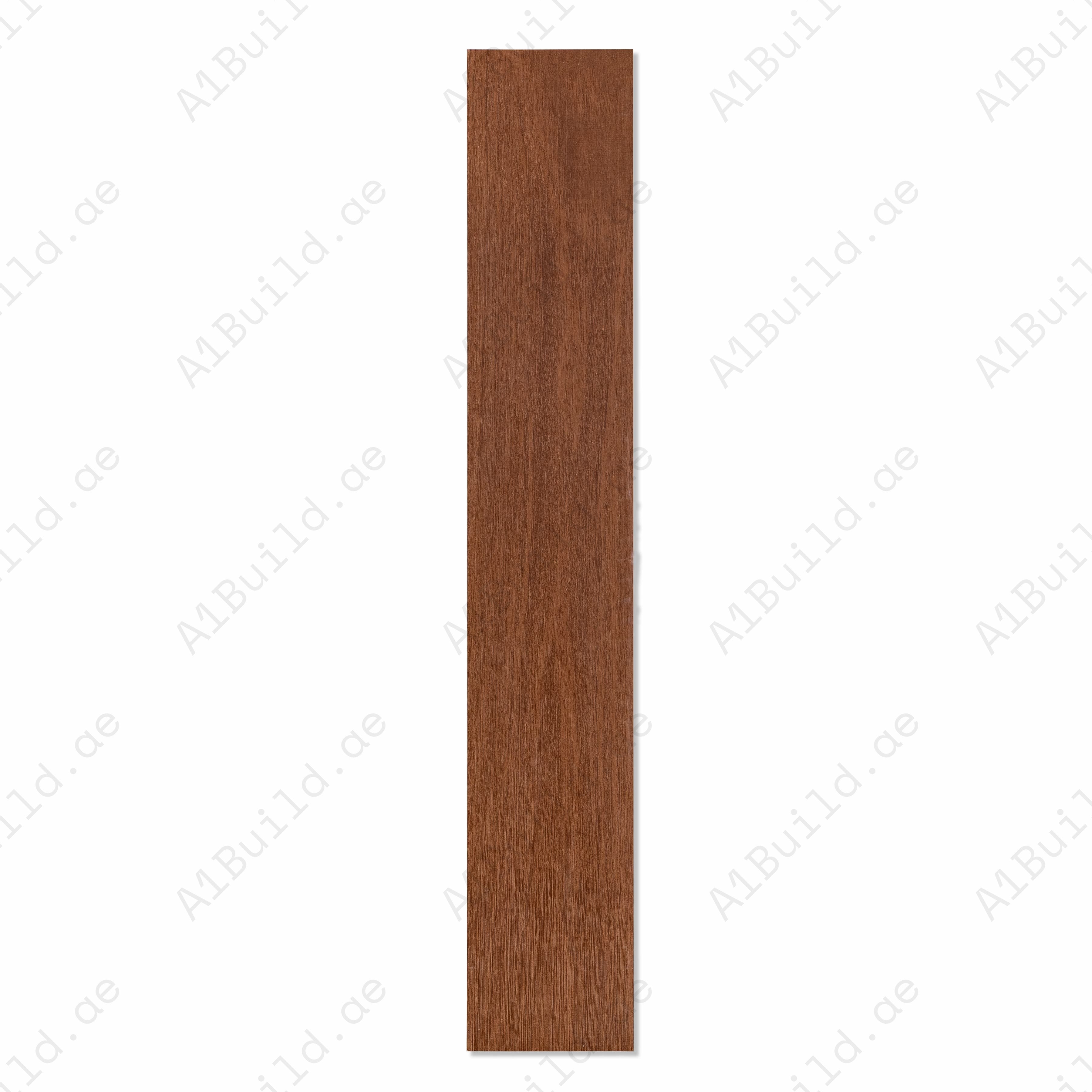 Oakland Bronze (20X120cm Matt Finish Parquet Porcelain Indoor, Floor Tiles)Oakland Bronze wood-look porcelain plank tile with rich brown wood grain