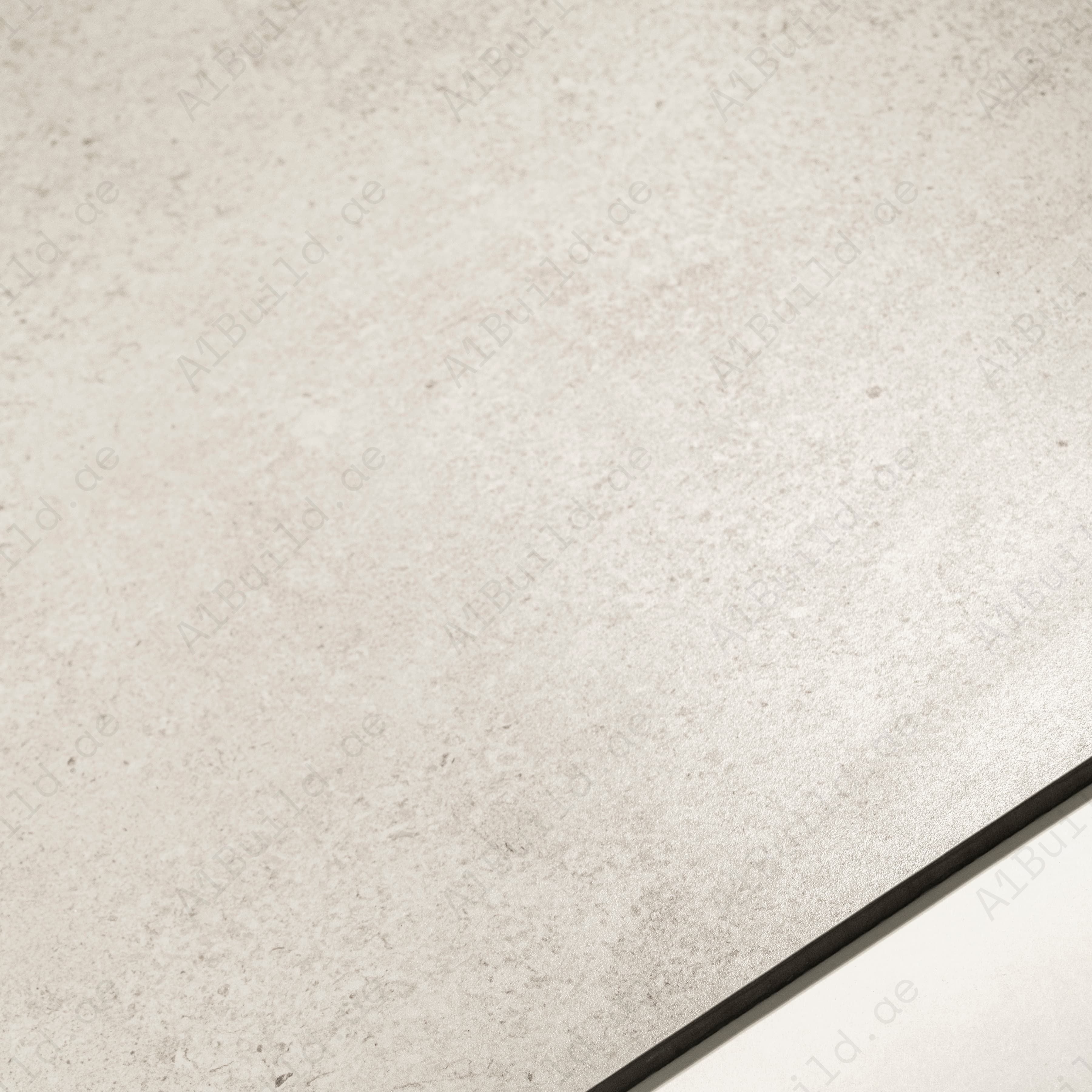 N Bianco White Matte Porcelain Tile 60x120cm | Concrete Stone Look Large Format Floor & Wall Tile | Clean Neutral Flooring UAE