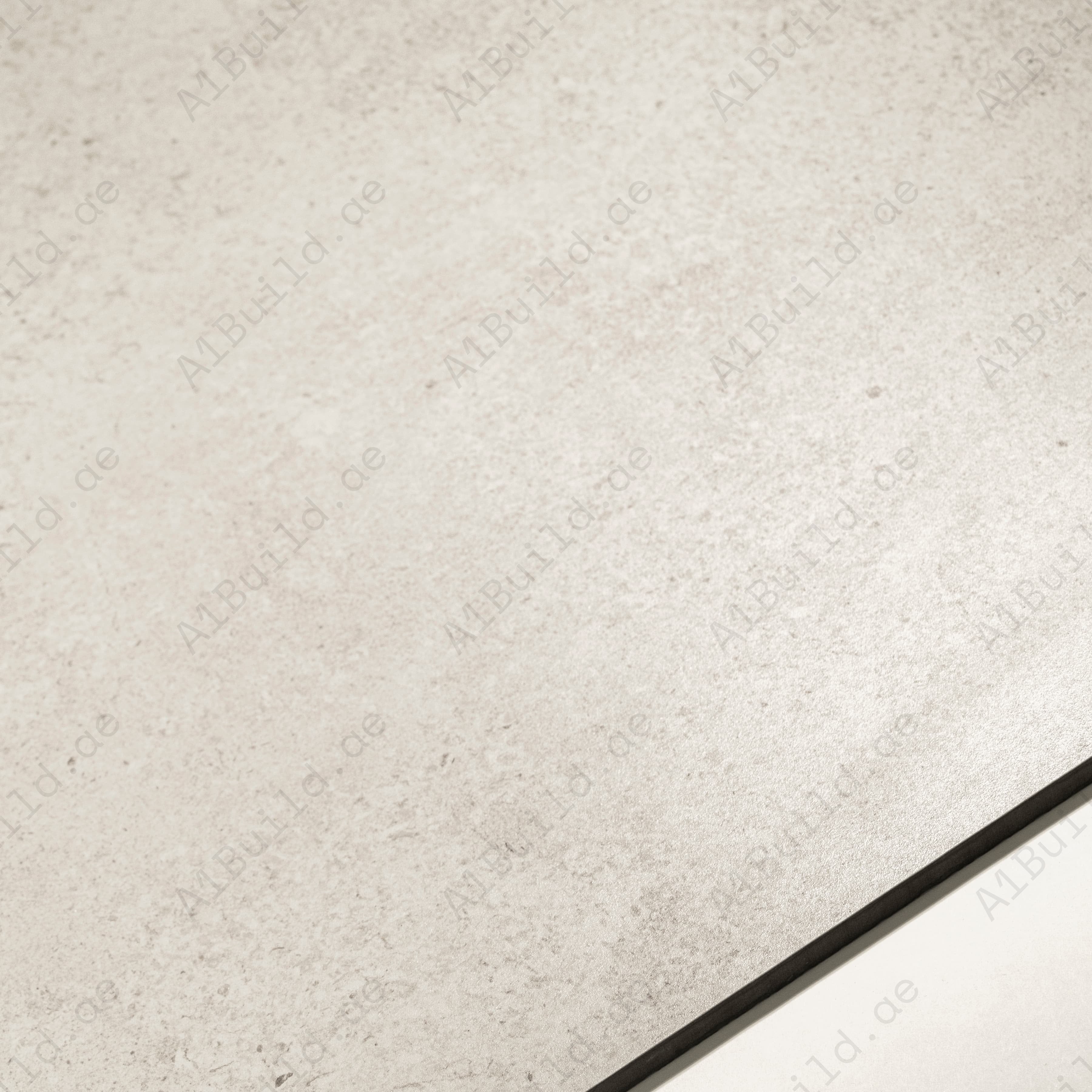N Bianco White Matte Porcelain Tile 60x120cm | Concrete Stone Look Large Format Floor & Wall Tile | Clean Neutral Flooring UAE