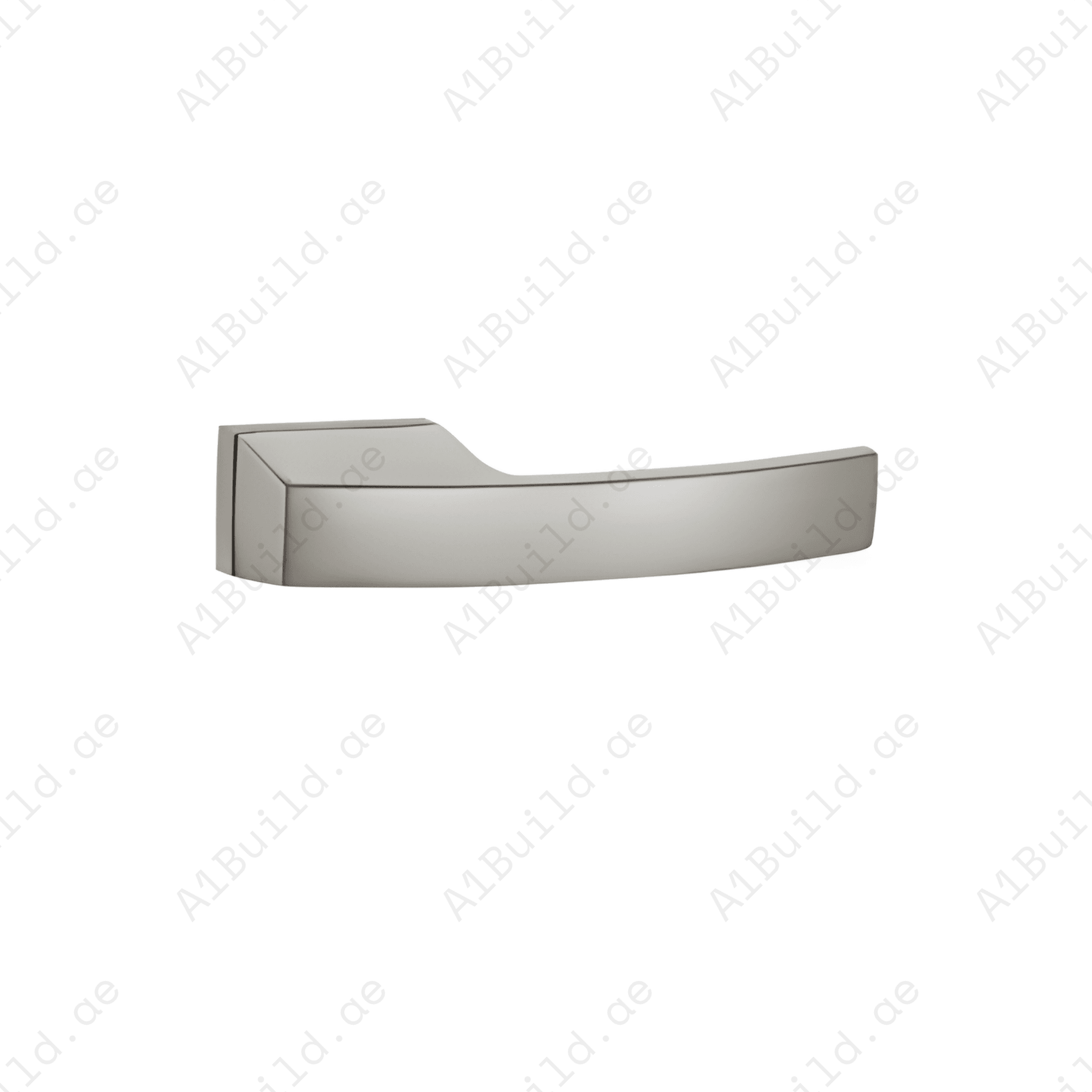 ALA.6017 premium aluminum alloy door lock handle in Matt Satin Nickel finish. Durable modern architectural hardware for homes, hotels, offices, and interiors.