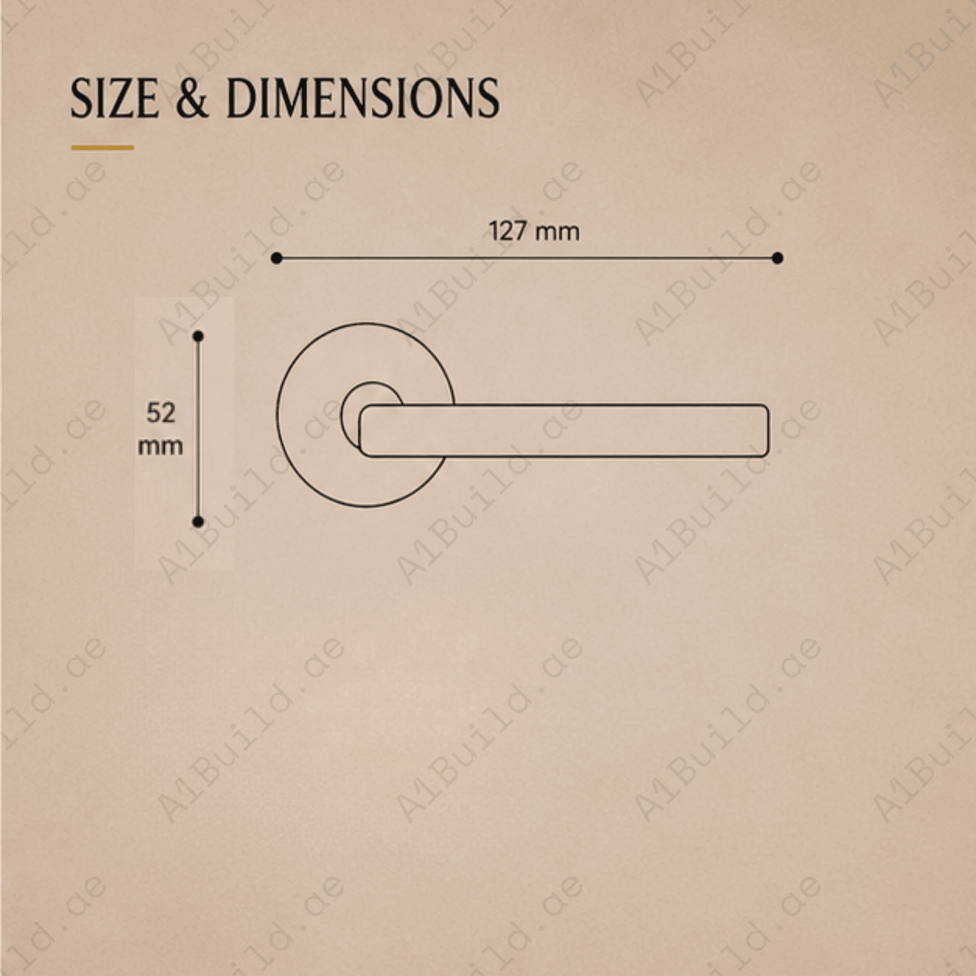 ALA.6239 premium aluminum alloy door lock handle in Matt Satin Nickel finish. Durable architectural hardware for modern homes, hotels, offices, and interiors.