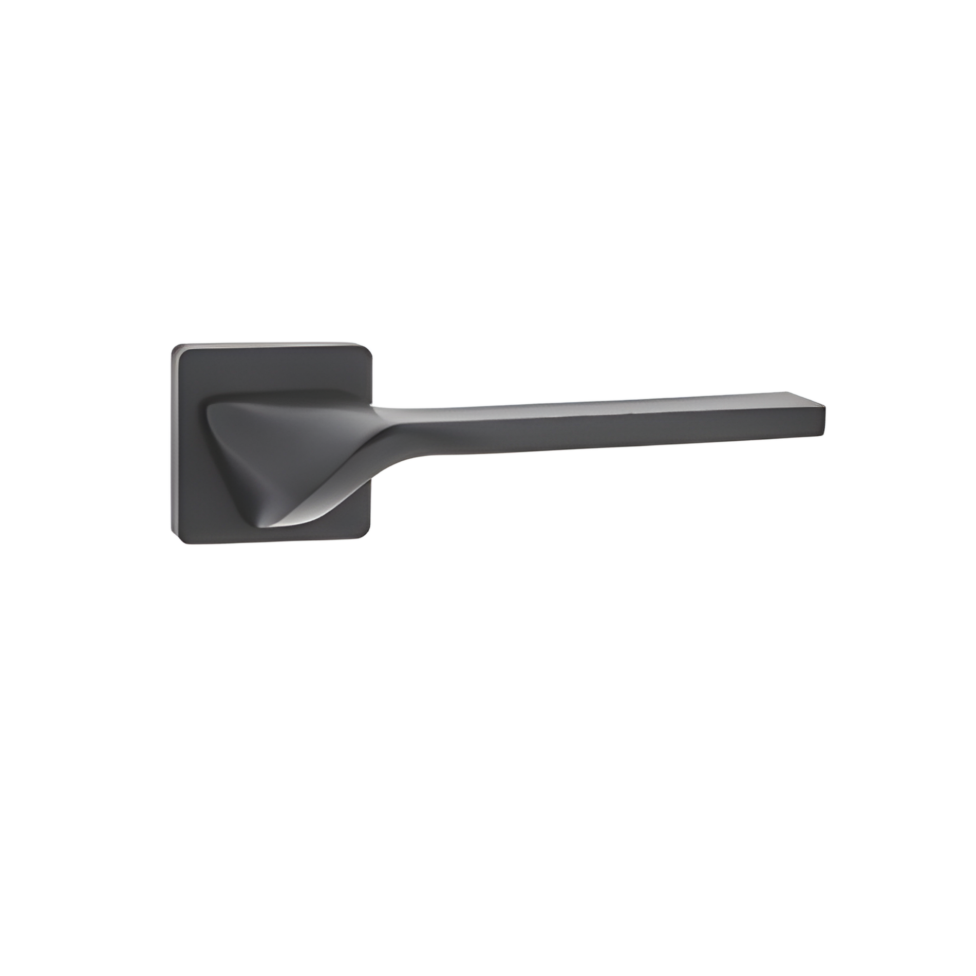 ALA.6589 premium aluminum alloy door lock handle in Black finish. Modern architectural hardware for luxury homes, hotels, offices, and contemporary interiors.