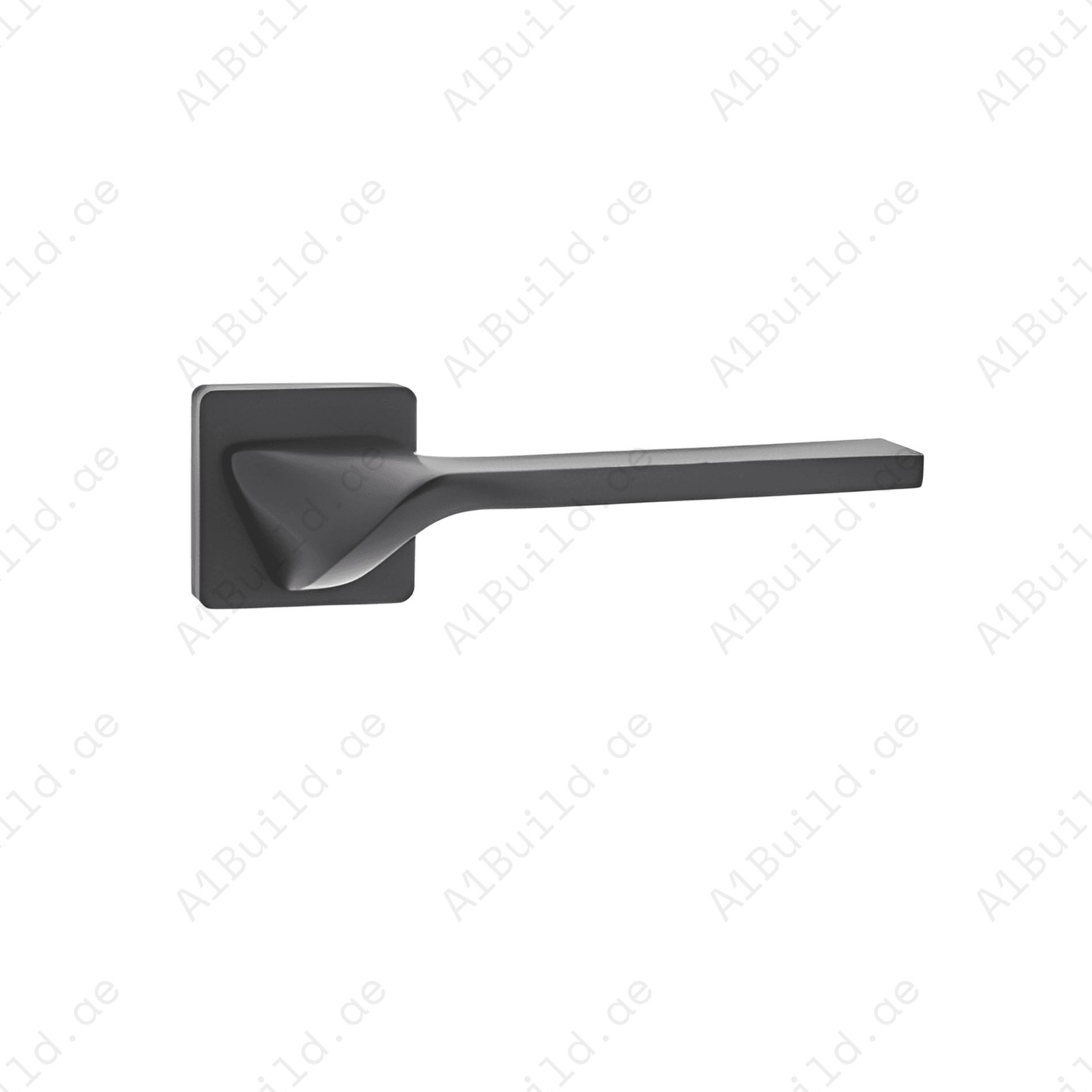 ALA.6589 premium aluminum alloy door lock handle in Black finish. Modern architectural hardware for luxury homes, hotels, offices, and contemporary interiors.