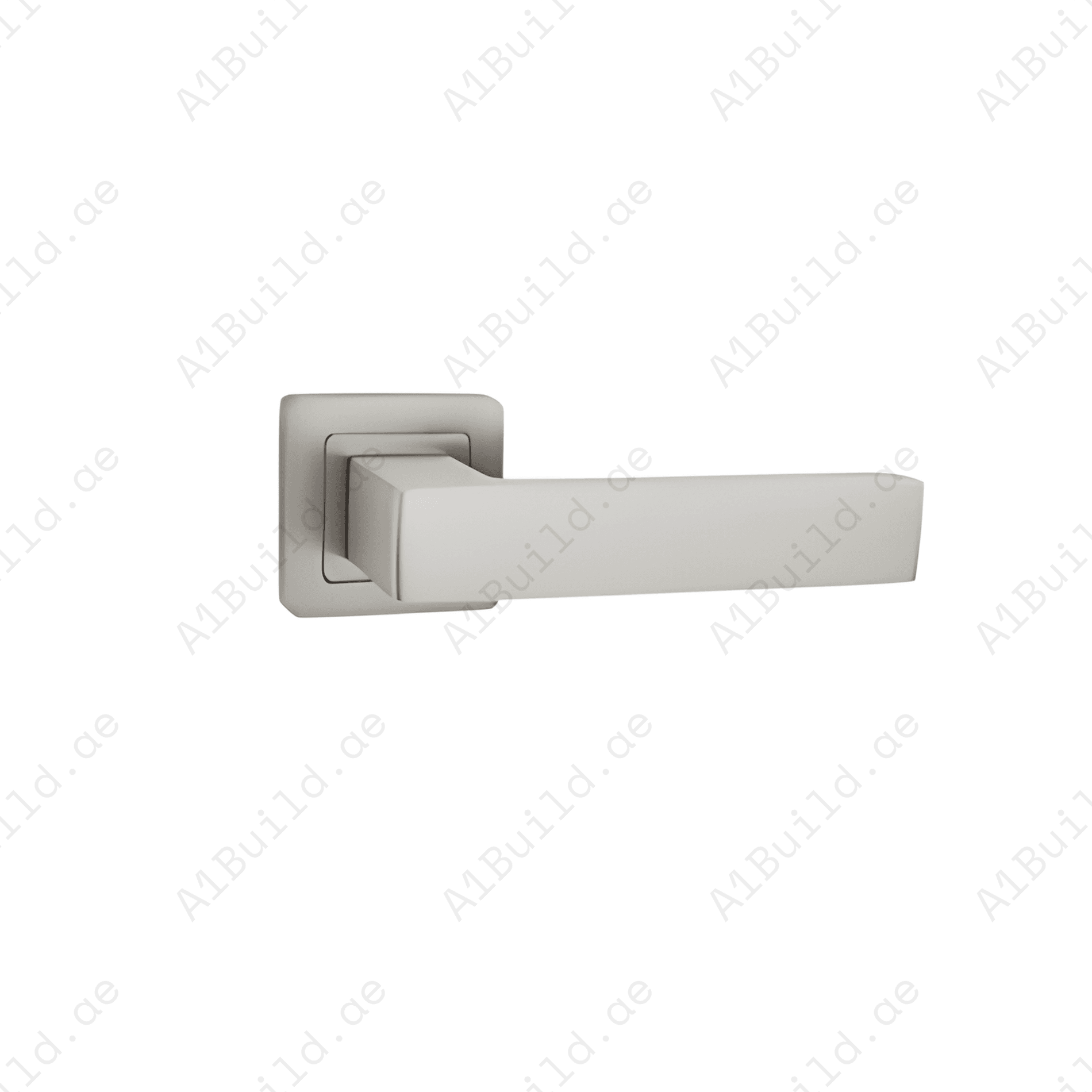 ALA.6683 premium aluminum alloy door lock handle in Matt Satin Nickel finish. Durable architectural hardware for modern homes, hotels, offices, and interiors.