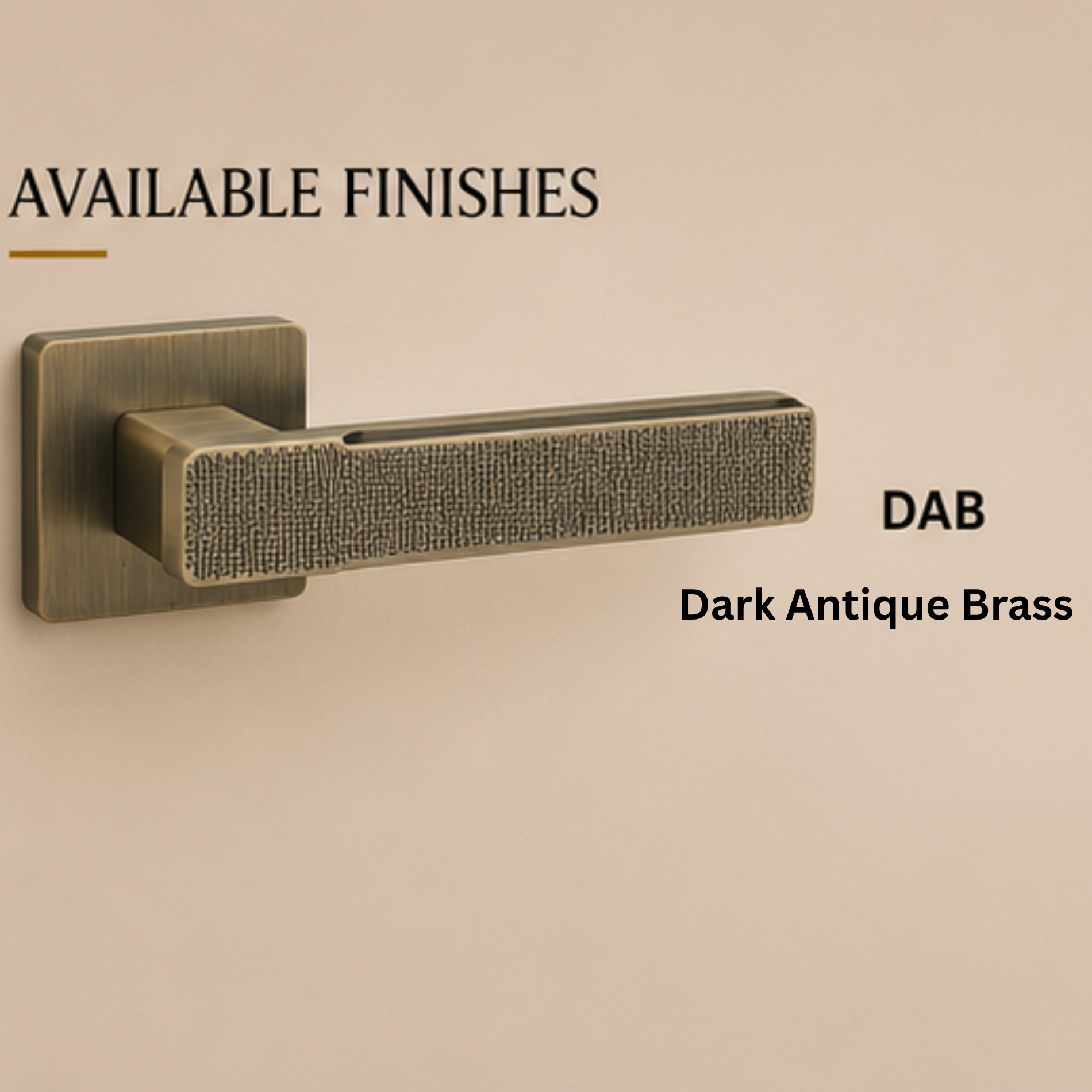 ALA.6782 premium aluminum alloy door lock handle in Dark Antique Brass finish. Luxury architectural hardware for homes, hotels, offices, and interiors.