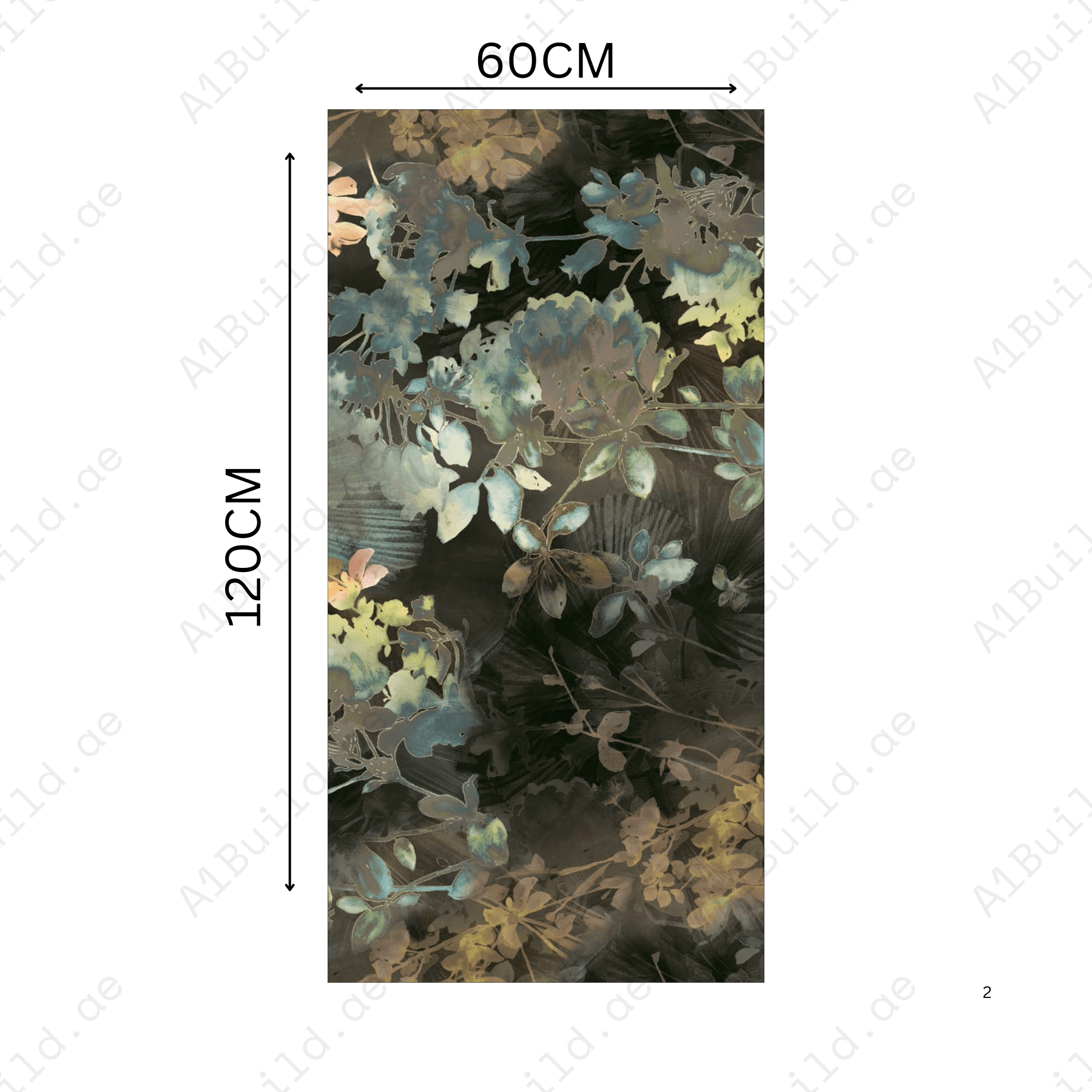 ARBOL A & B 60x120cm Glitter Matt Porcelain Tiles – 9MM Marble Look