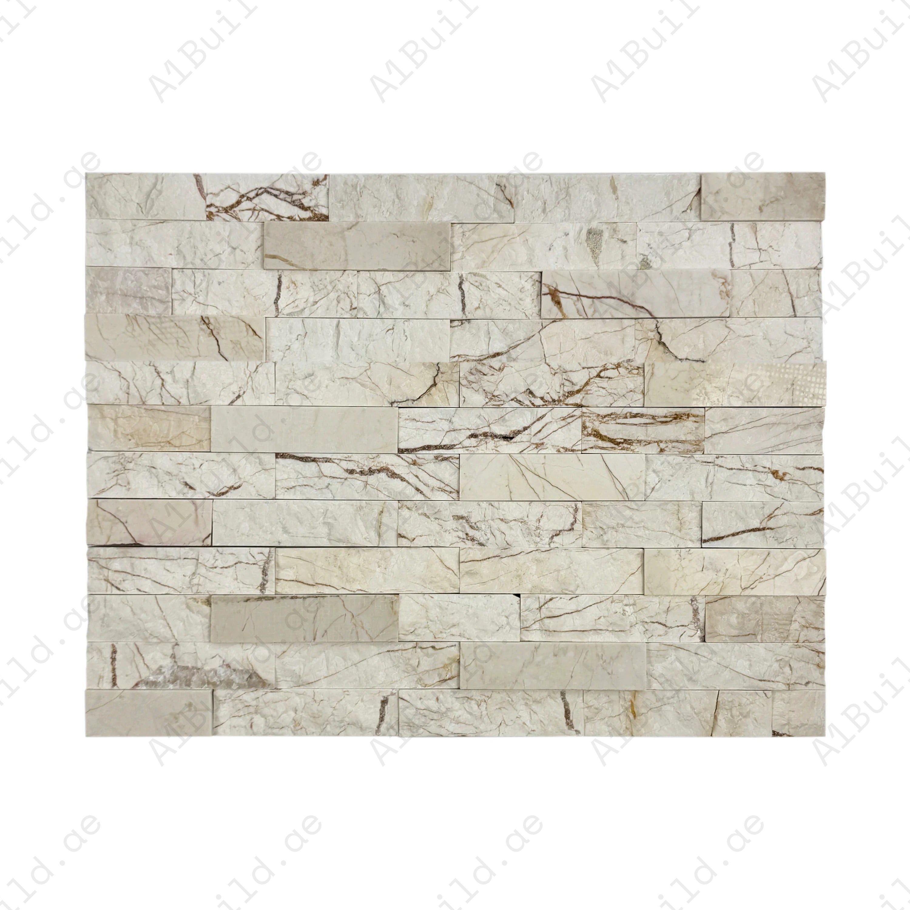 Add luxury with Luxe Aura Parchment Beige marble cladding. Sofitel polish & split finish with gold lines, crafted from durable slate stone for walls & facades.