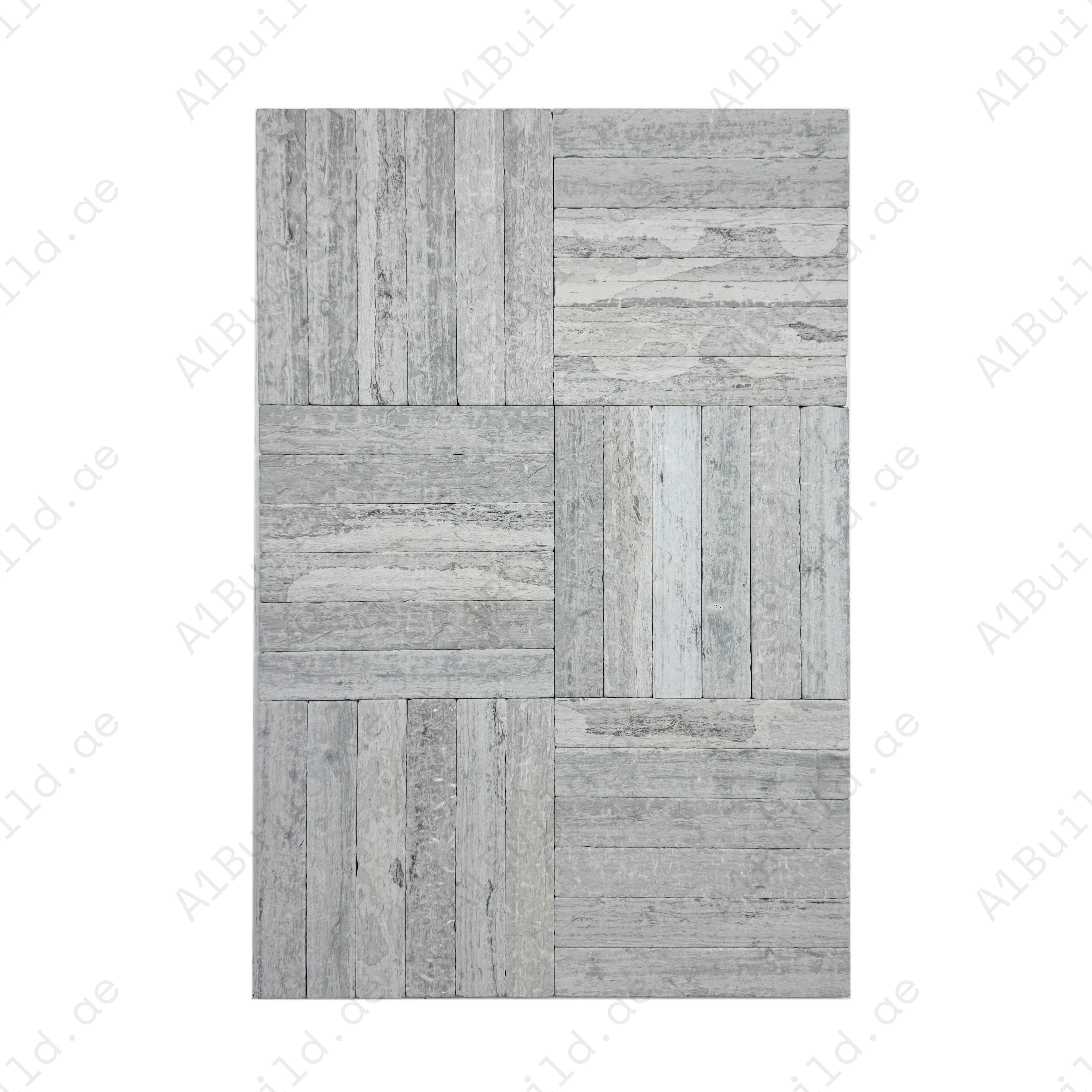 Add style with Verona Series Blue Dress marble tile. Tumbled & brushed finish, durable and elegant, ideal for bathrooms, kitchens, feature walls, and floors.